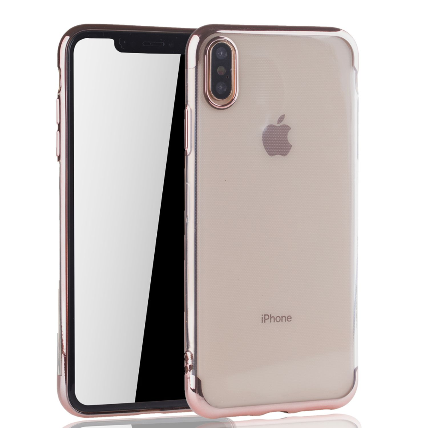 Max, Apple, iPhone Schutzhülle, XS KÖNIG DESIGN Backcover, Pink