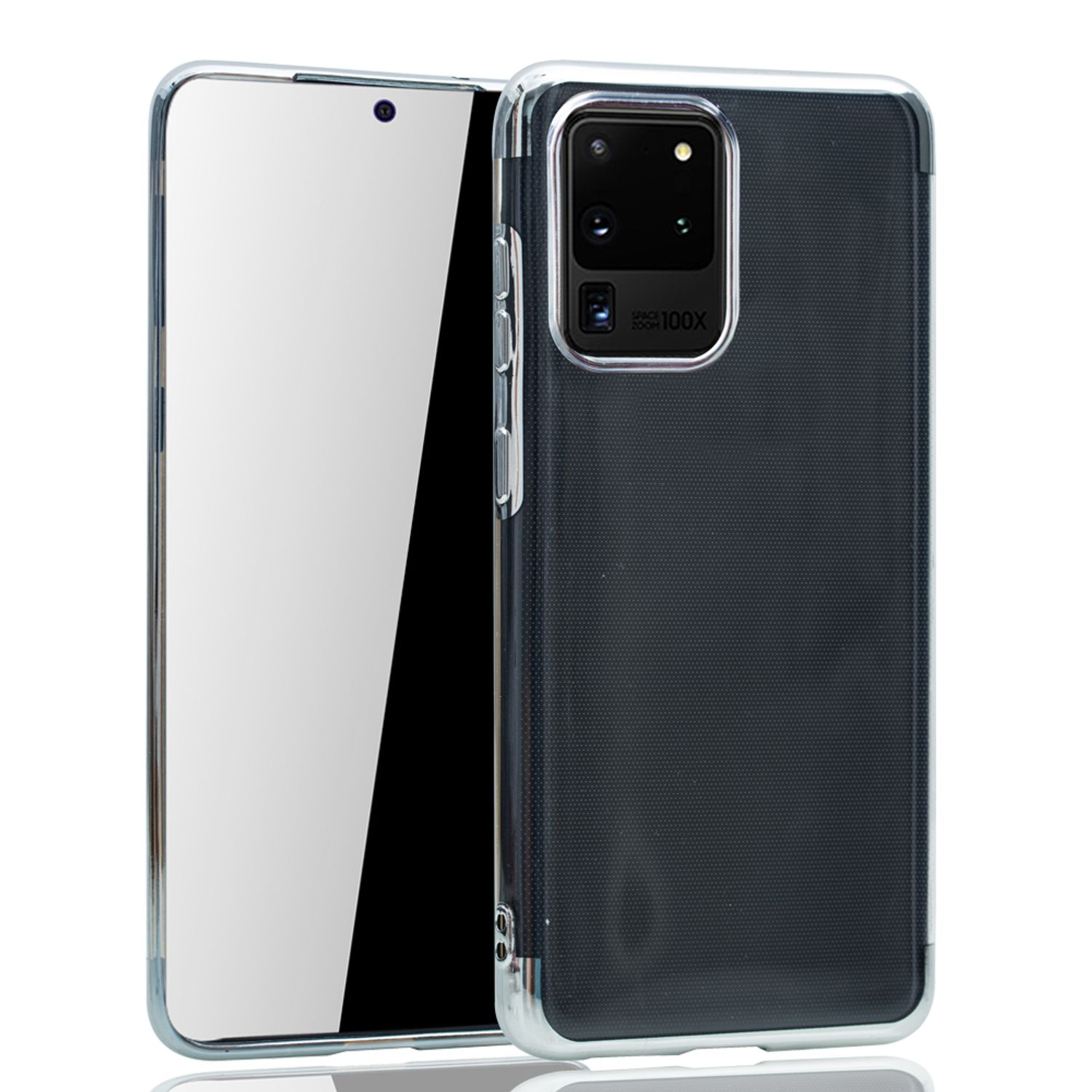 DESIGN Galaxy Backcover, Ultra, KÖNIG S20 Samsung, Schutzhülle, Silber