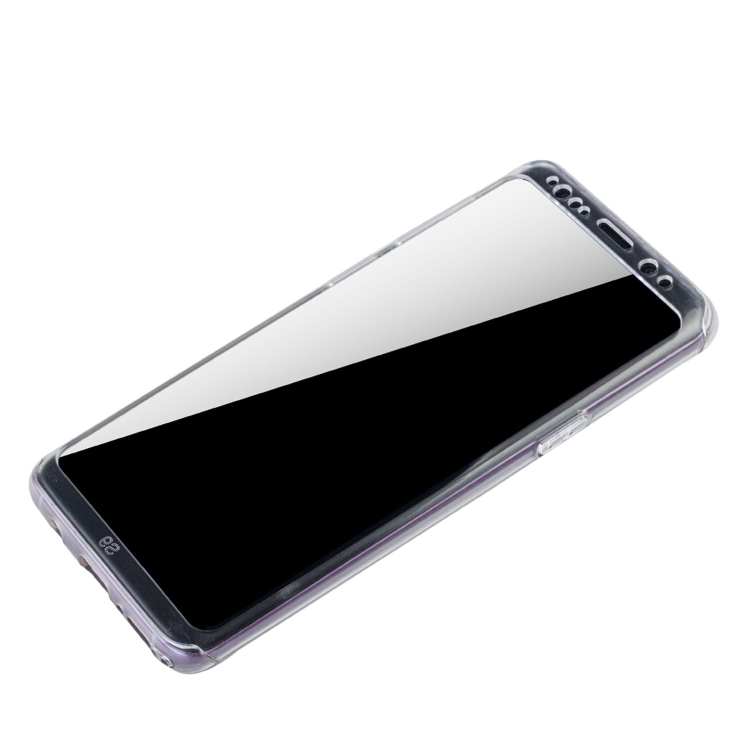 KÖNIG DESIGN Schutzhülle, Full Cover, Galaxy S9, Samsung, Transparent