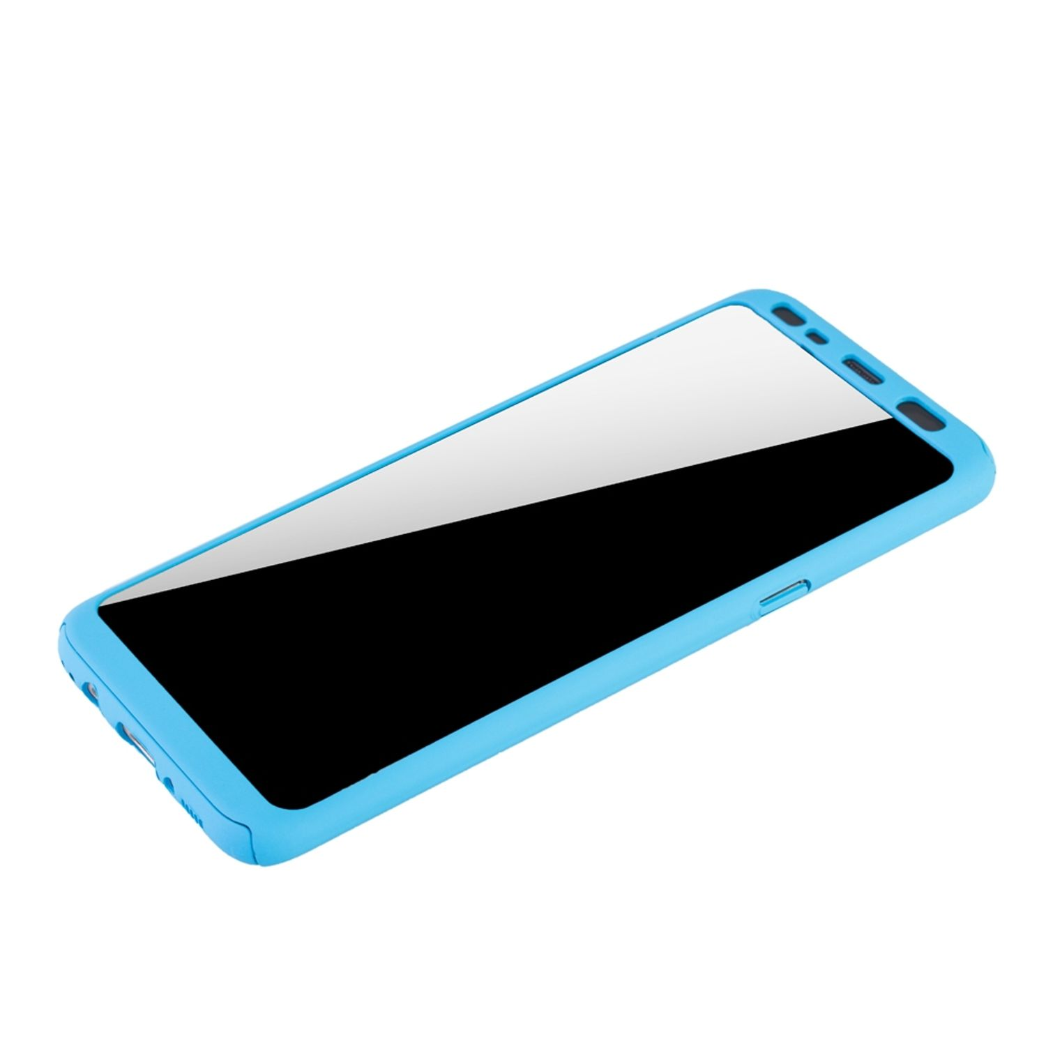 S8 Samsung, Galaxy DESIGN Cover, KÖNIG Plus, Schutzhülle, Full Blau