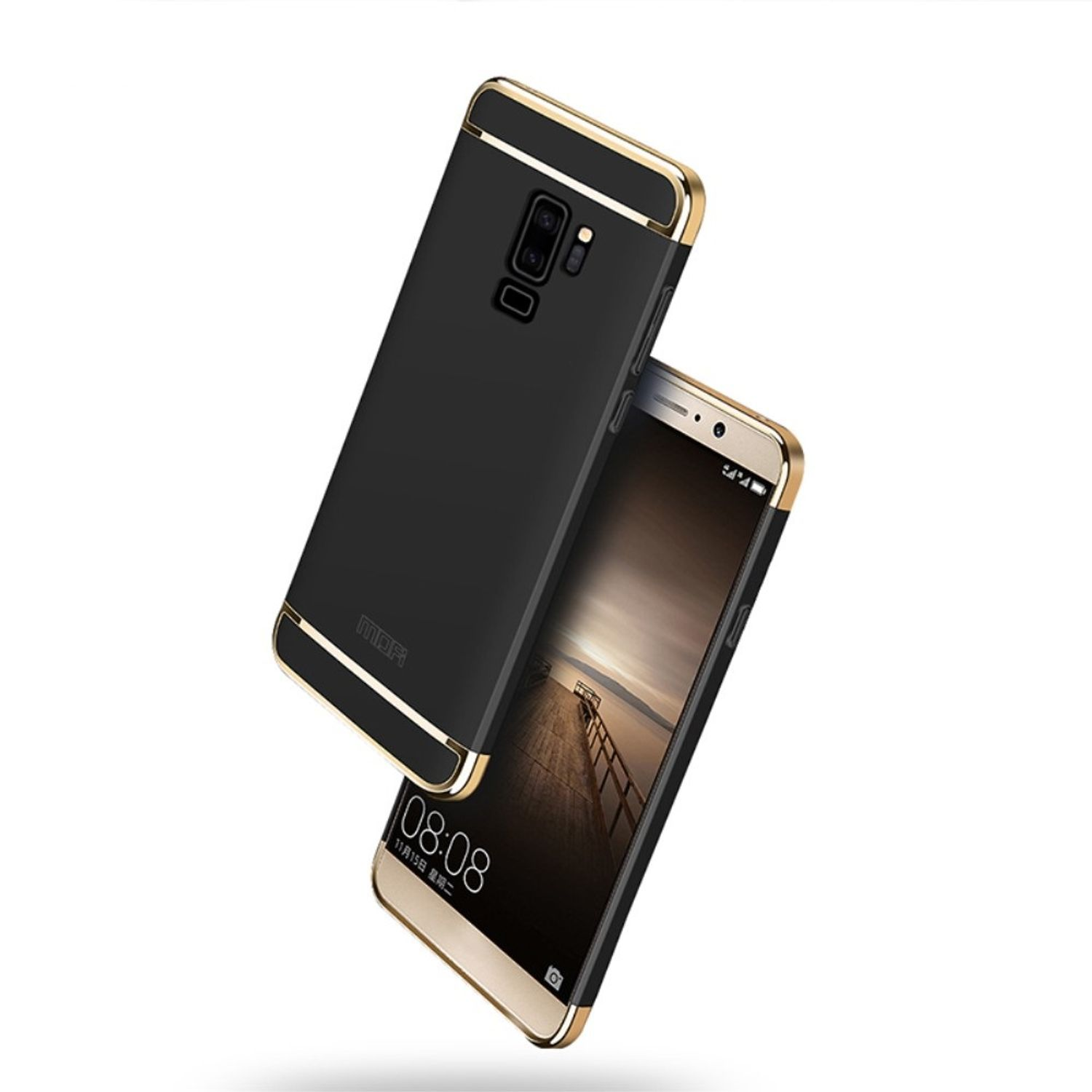 S9 Backcover, KÖNIG Galaxy Samsung, DESIGN Plus, Schutzhülle, Gold