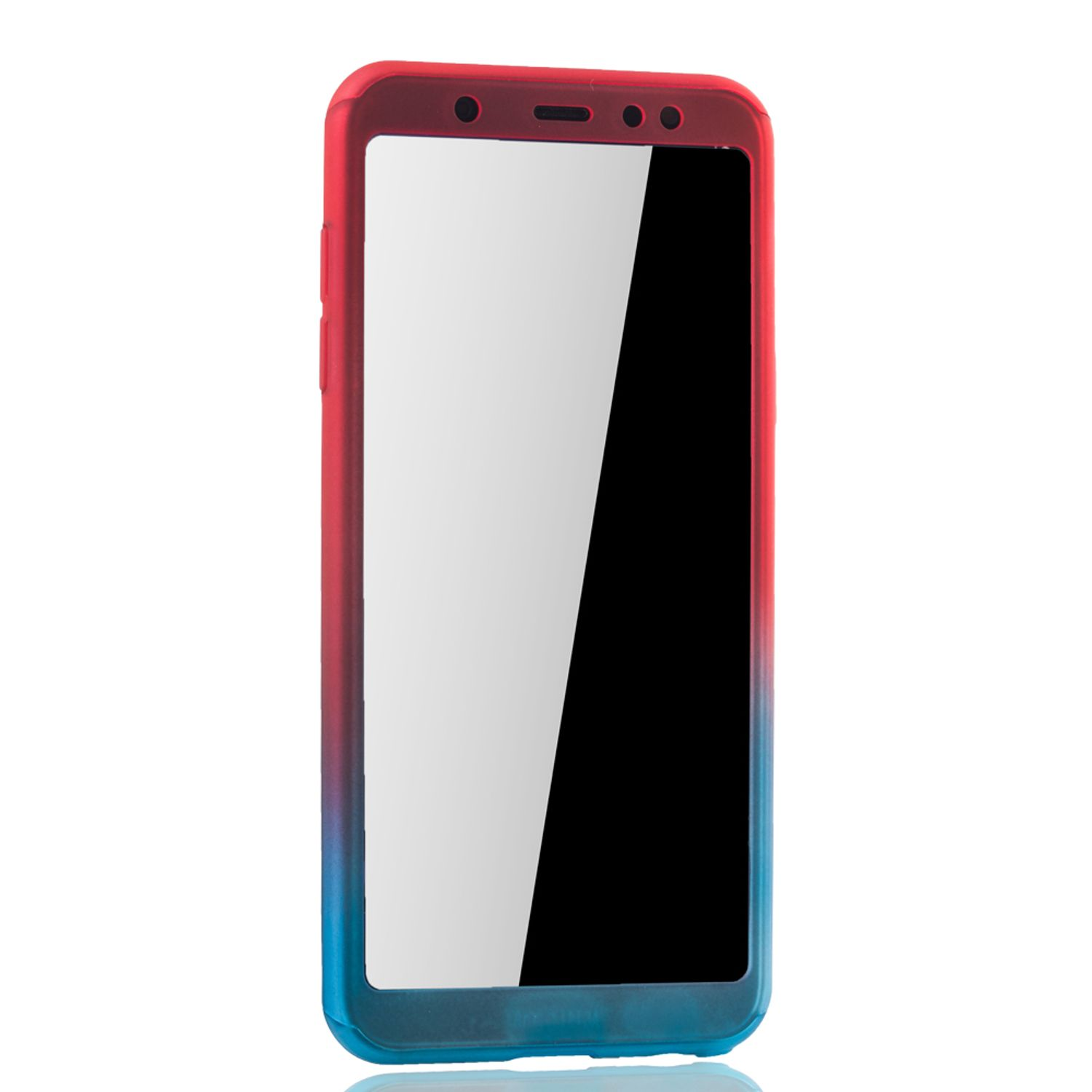KÖNIG DESIGN Mehrfarbig Plus A6 Samsung, Cover, (2018), Galaxy Schutzhülle, Full