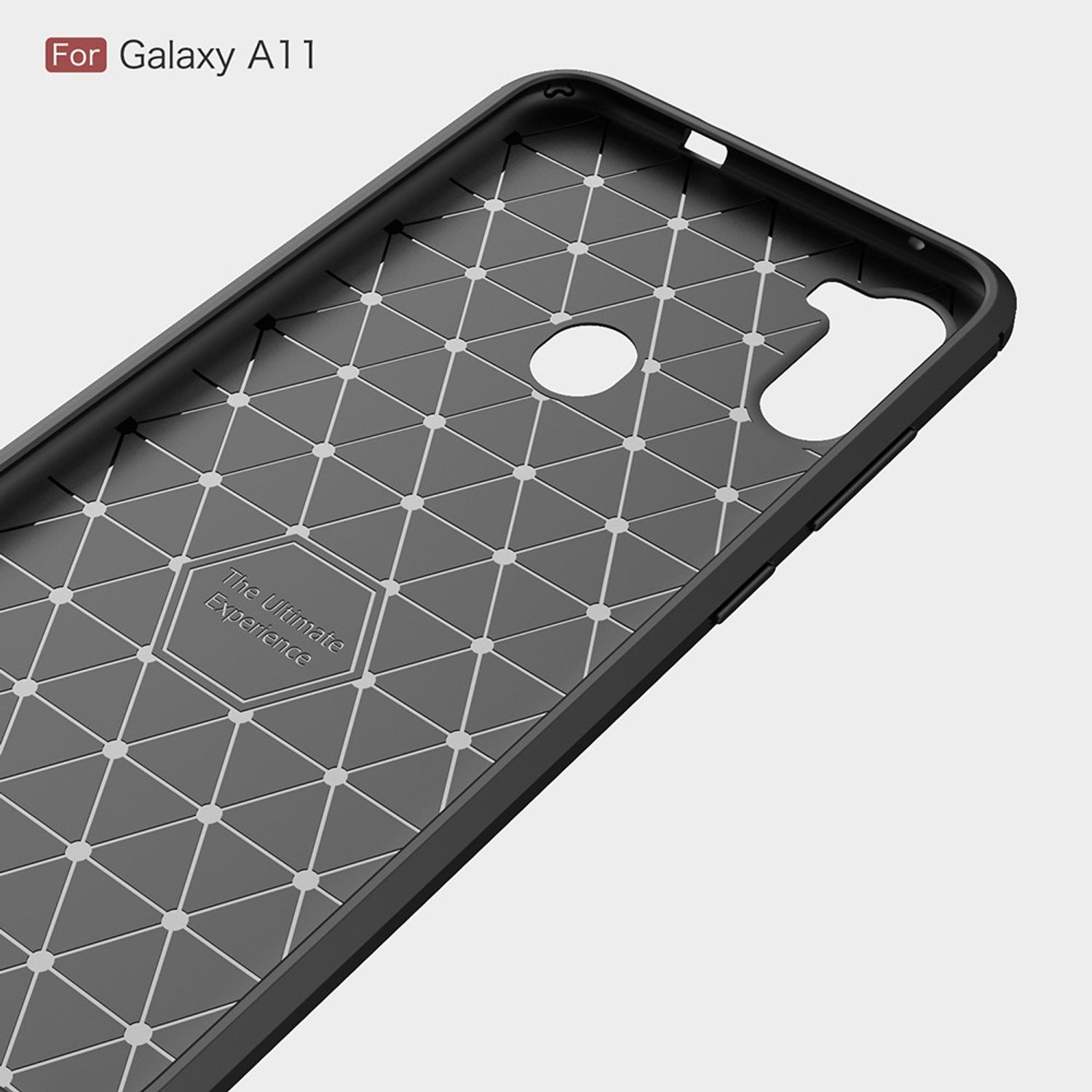 KÖNIG DESIGN Galaxy Schutzhülle, Grau A11, Backcover, Samsung
