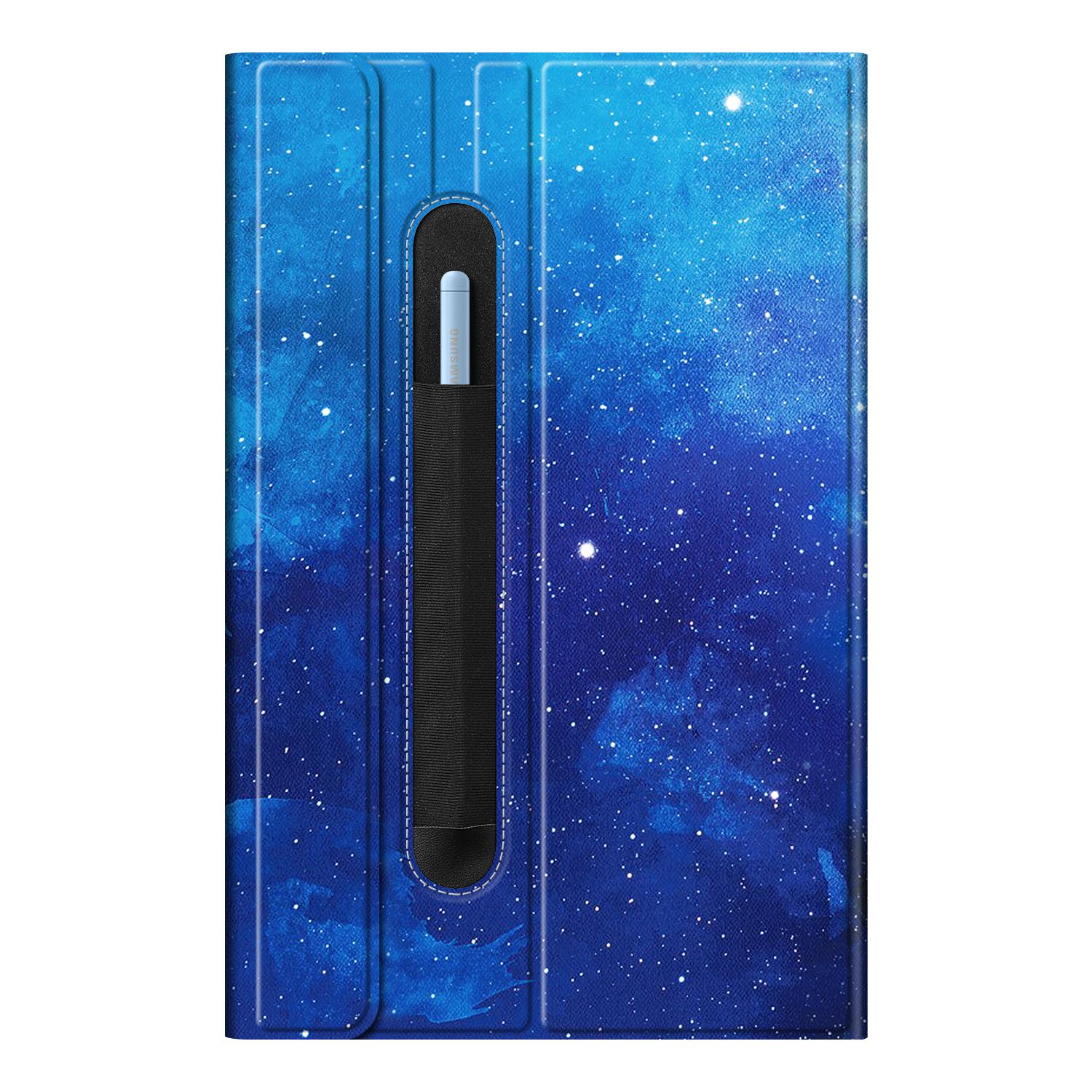 2022/2020 Bookcover, Galaxy Sternenhimmel S6 10.4 Lite FINTIE Tastatur, + Hülle SM-P610/P613/P615/P619, Samsung, Tab