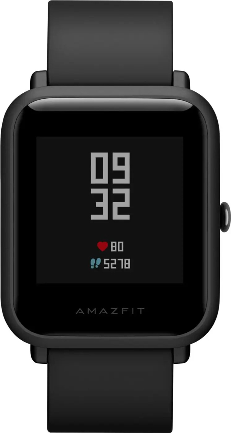 Smartwatch - A1915LITEBLACK AMAZFIT, 20 mm, Carcasa de policarbonato, Negro