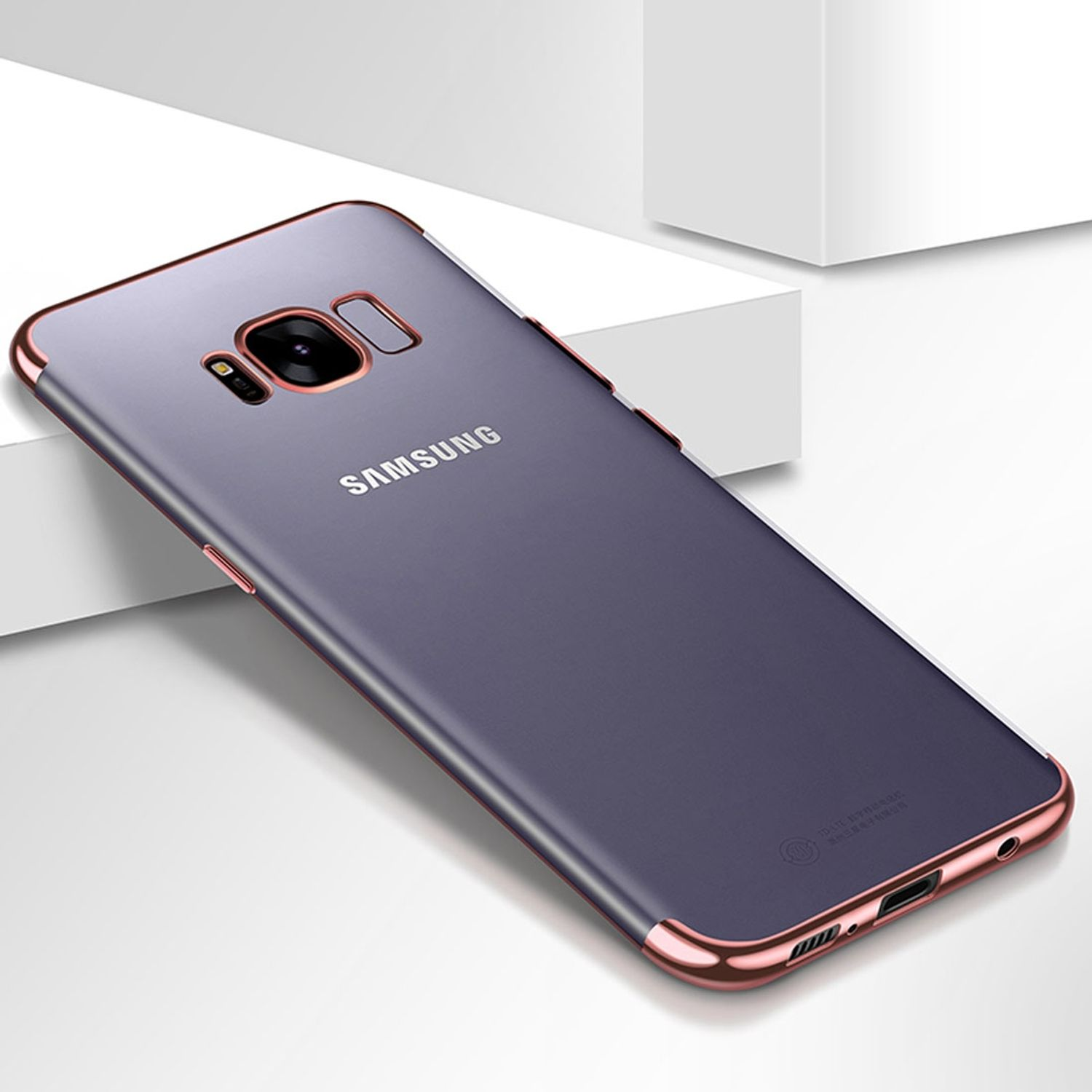 KÖNIG DESIGN Galaxy A3 Samsung, Schutzhülle, (2017), Rosa Backcover