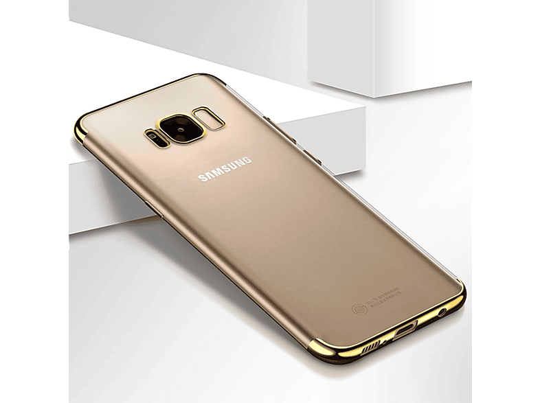 Galaxy Schutzhülle, DESIGN Samsung, KÖNIG S6, Gold Backcover,