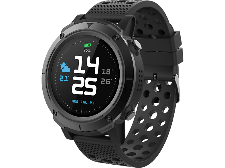 DENVER SW-510 Smartwatch, schwarz, schwarz