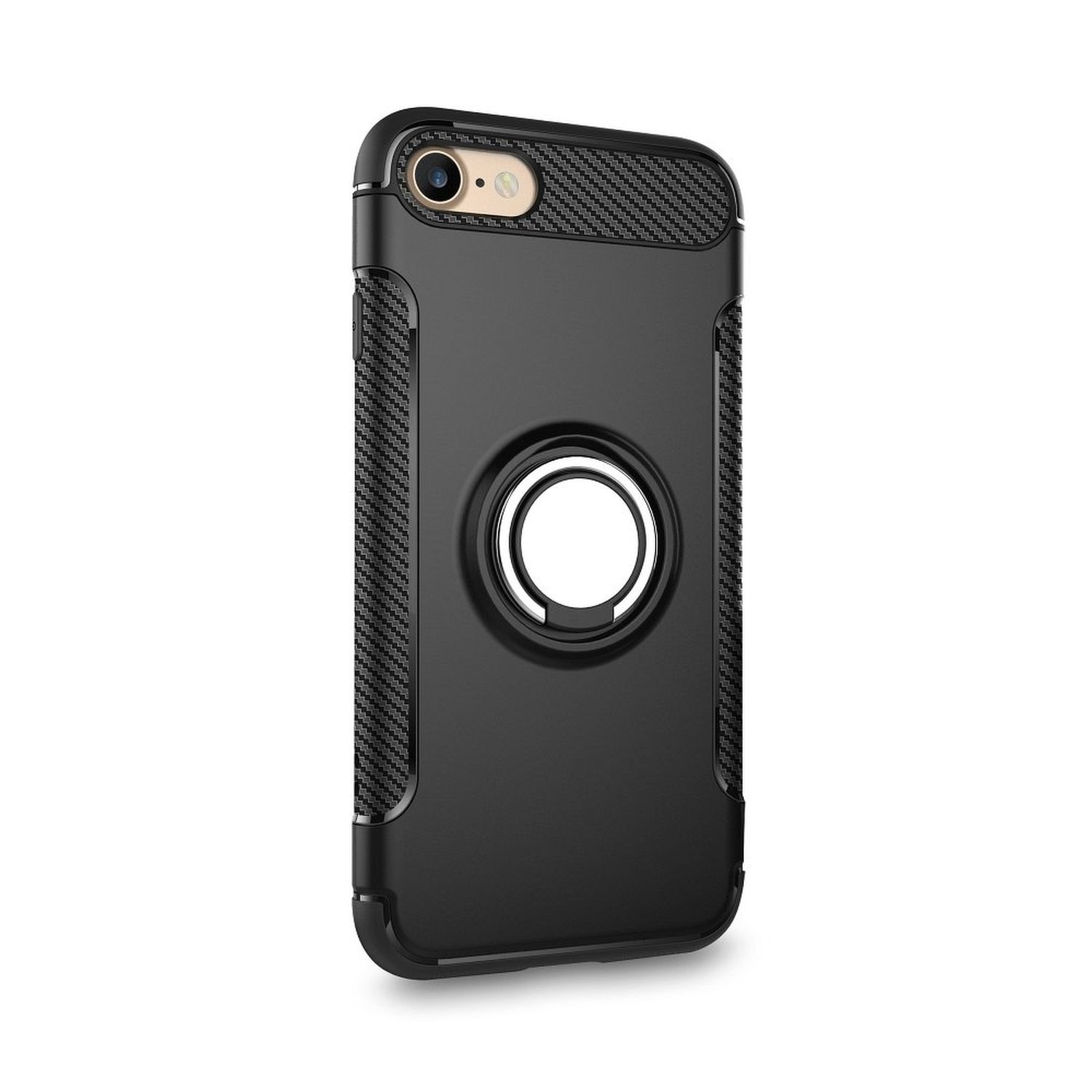 COFI Carbon Ring Case, Bumper, 6 Apple, / iPhone 6s, Schwarz