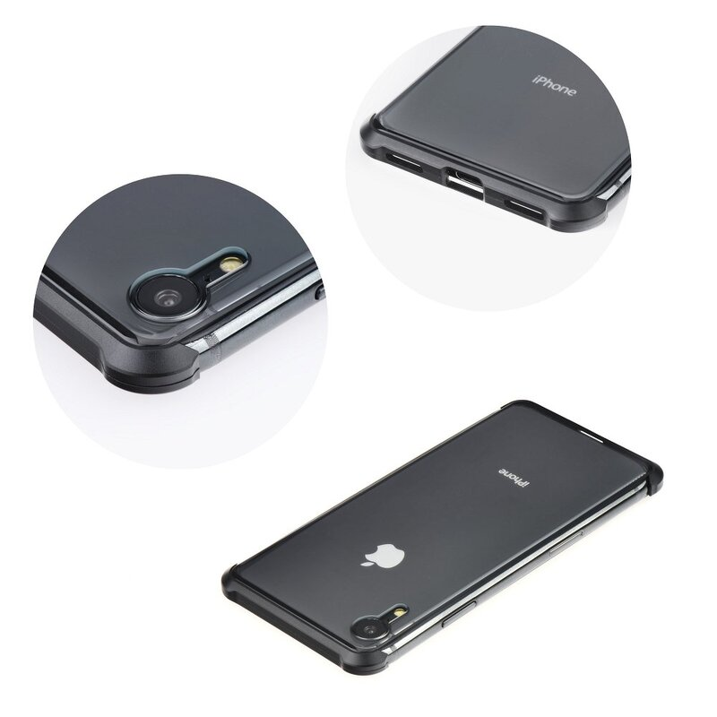Full MAX, Cover, 360 iPhone COFI Case, XS Metall Apple, Schwarz