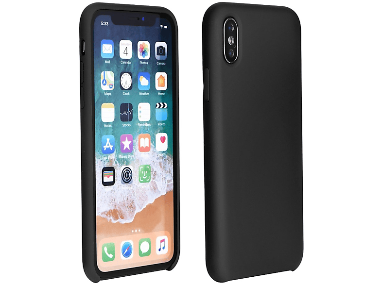 COFI Slim Hülle Silikon Case, Bumper, Samsung, Galaxy A20e, Schwarz