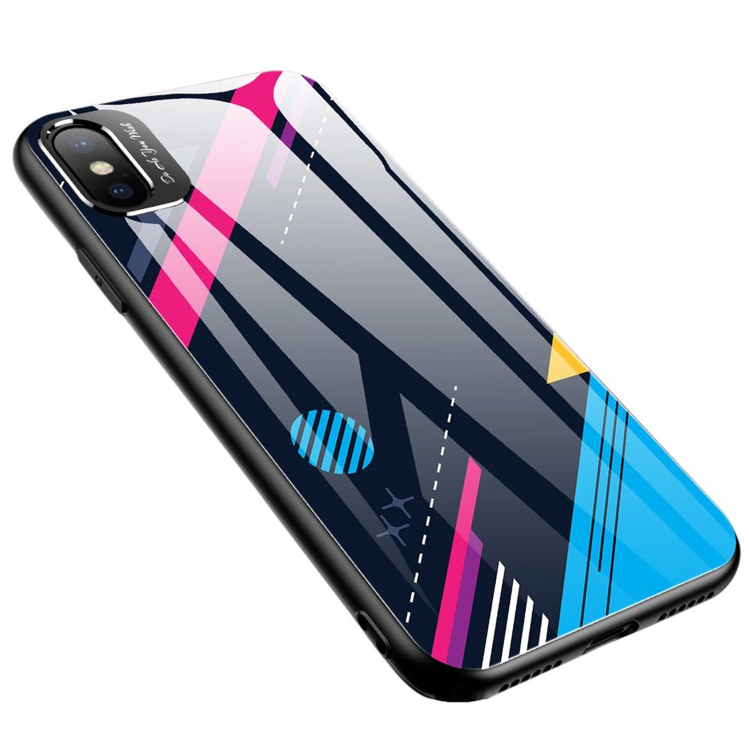 XR, Bumper, Color Glass Case, iPhone Mehrfarbig COFI Apple,