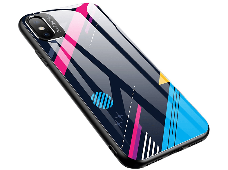 Bumper, Mehrfarbig Glass Case, Color COFI XR, Apple, iPhone
