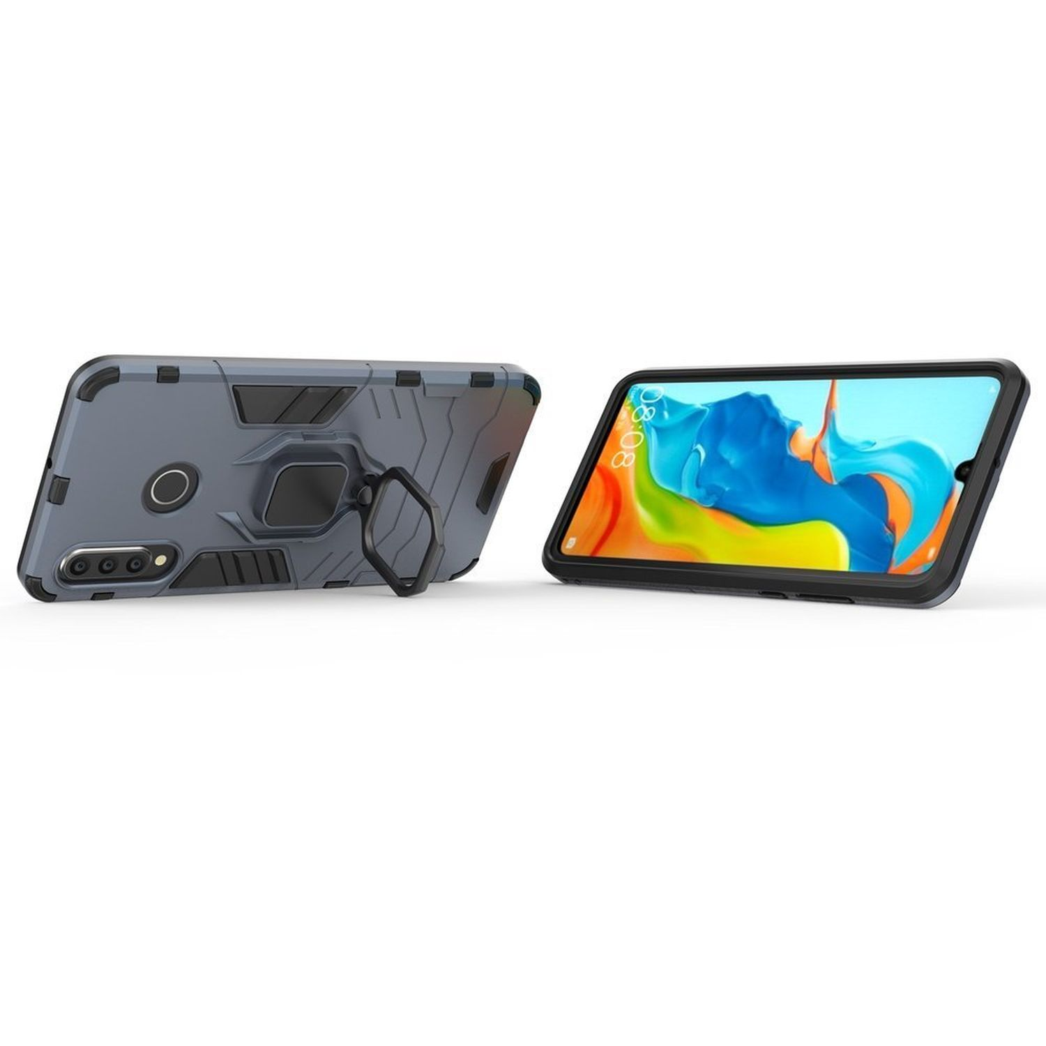 Bumper, COFI Ring Xiaomi, Note 4G, 10X Redmi Case, Armor Blau