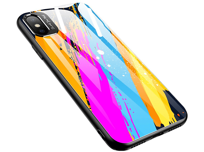 COFI Color Glass Case, Bumper, Apple, iPhone 7 Plus, Mehrfarbig