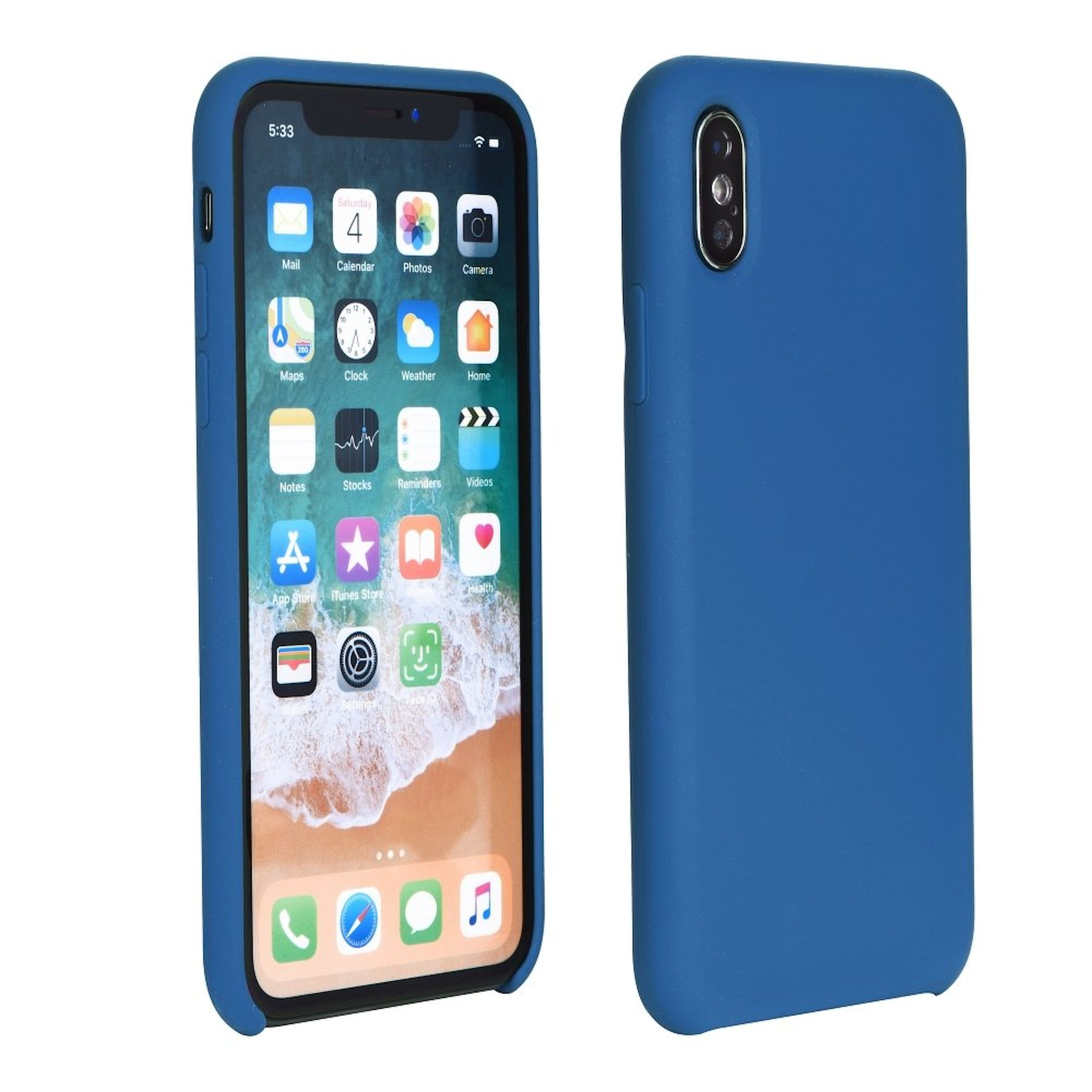 COFI Slim Hülle Silikon Case, 6S, Blau / Apple, Bumper, iPhone 6
