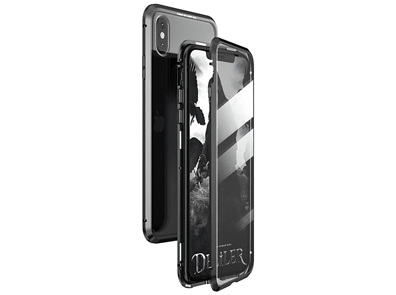 COFI 360 Metall Case, Full Cover, Apple, iPhone 12 Pro Max, Schwarz