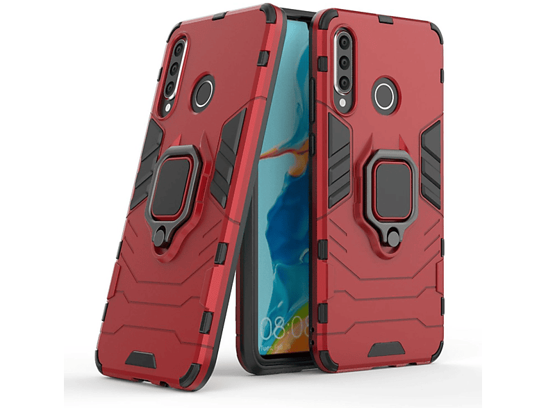 COFI Armor Ring Galaxy Bumper, Case, Rot Samsung, A10