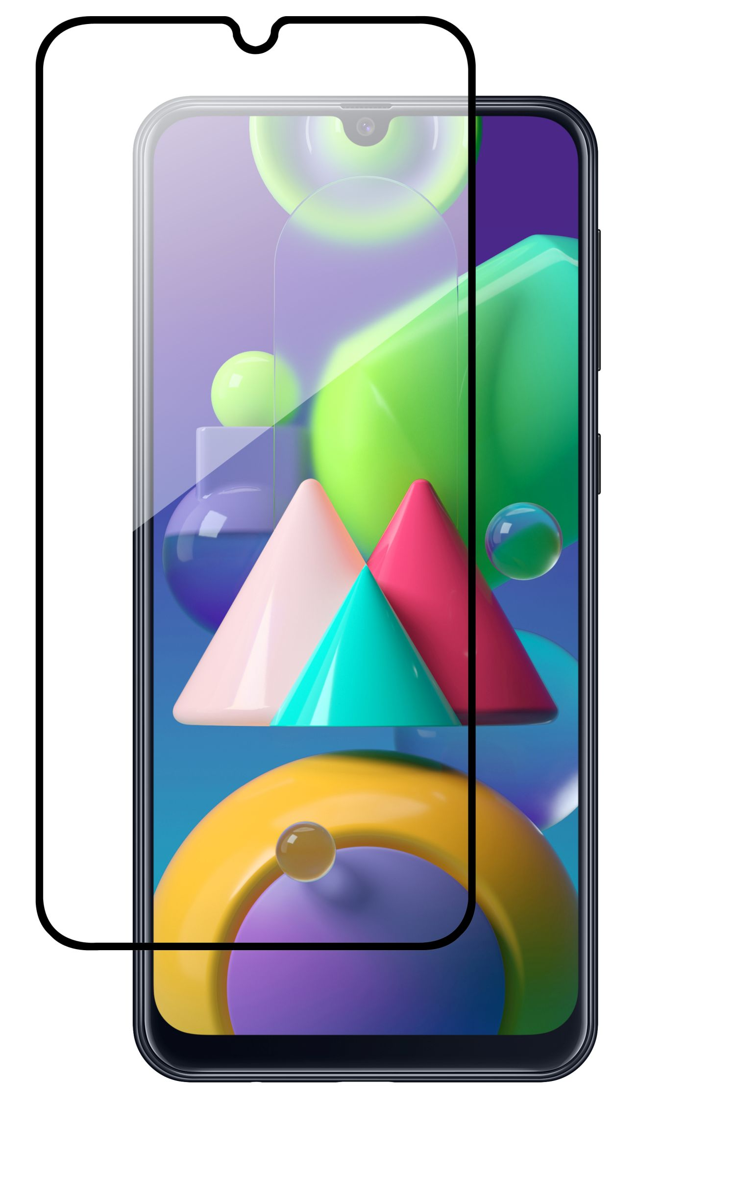 COFI 5D Schutzglas Galaxy M21) Samsung Displayschutz(für