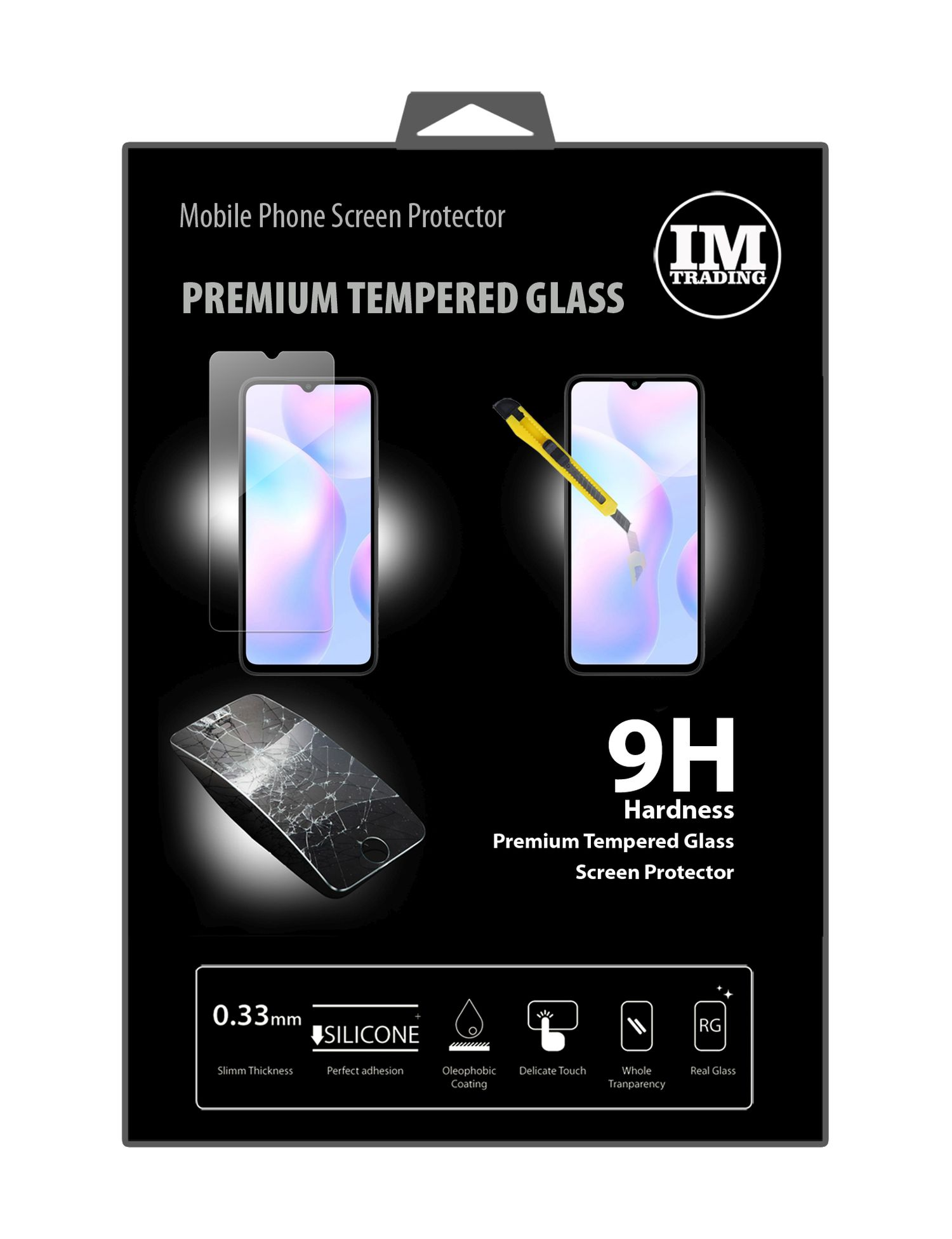 COFI cofi1453® Schutzglas Displayschutz(für 9A) Xiaomi Panzerfolie kompatibel 9H REDMI XIAOMI 9A Glas mit Displayschutzfolie Redmi Passgenau