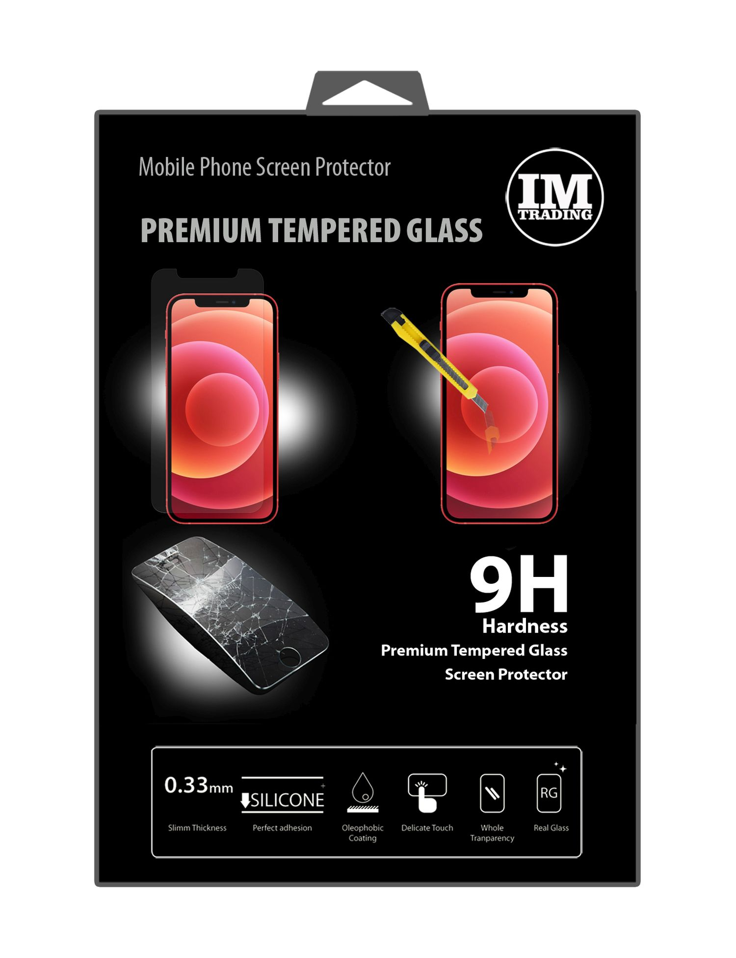 Schutzglas Displayschutz(für Apple iPhone 9H 12 COFI Pro)