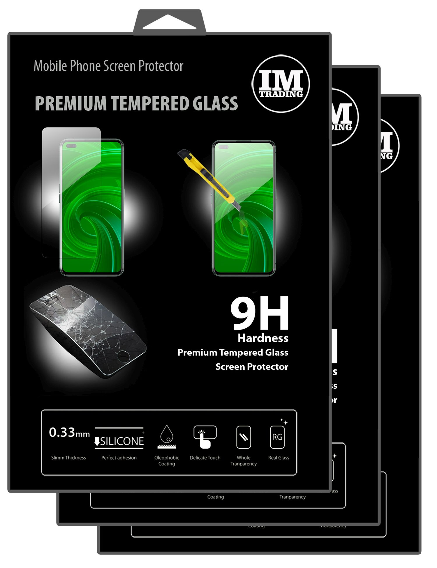 COFI 9H Schutzglas Oppo Realme Pro) X50 Displayschutz(für