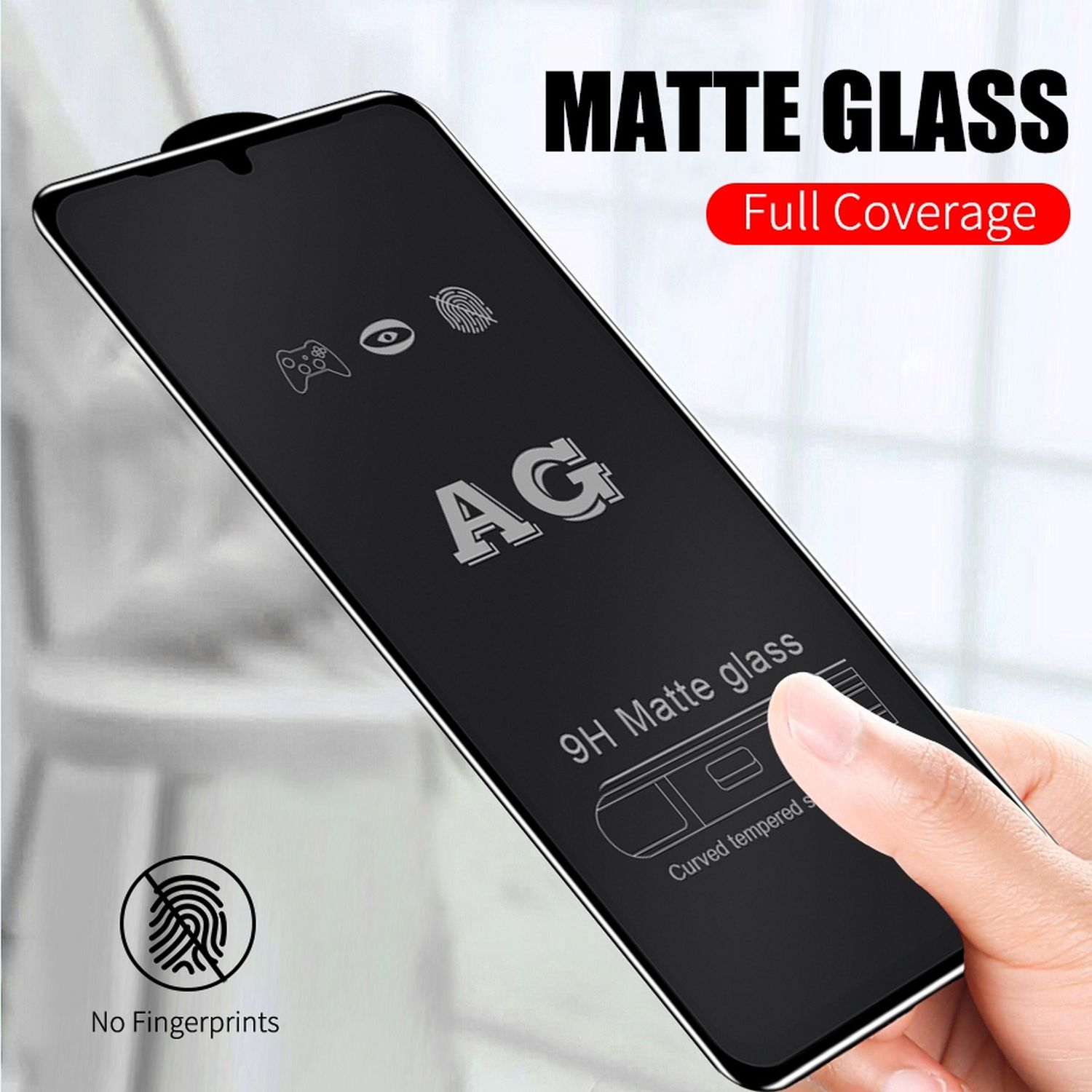 COFI 5D Matt Schutzglas Samsung Galaxy Displayschutz(für A10)