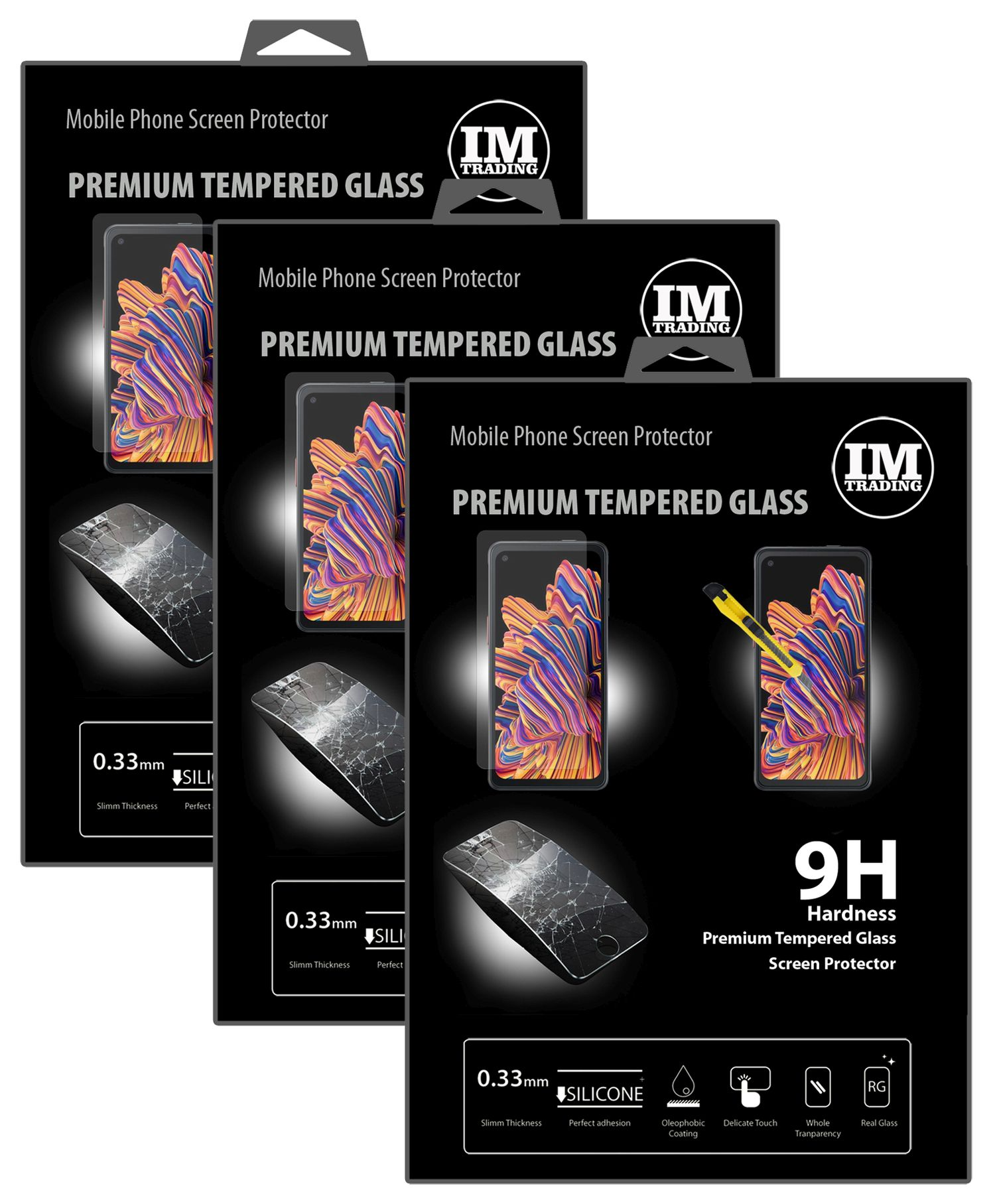 COFI Displayschutz(für Pro) Samsung Schutzglas Galaxy 9H Xcover