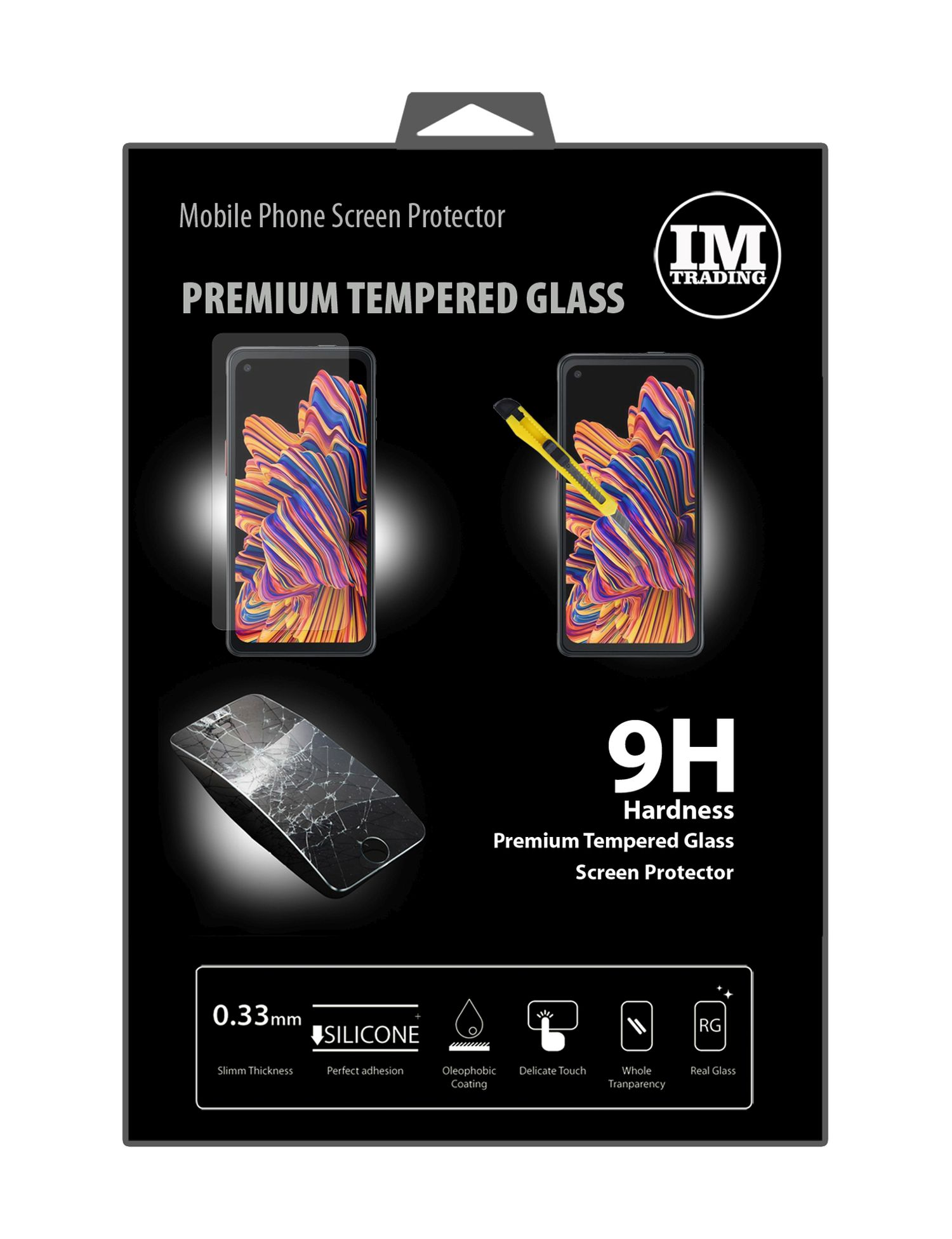 COFI Xcover Samsung Schutzglas Pro) 9H Galaxy Displayschutz(für