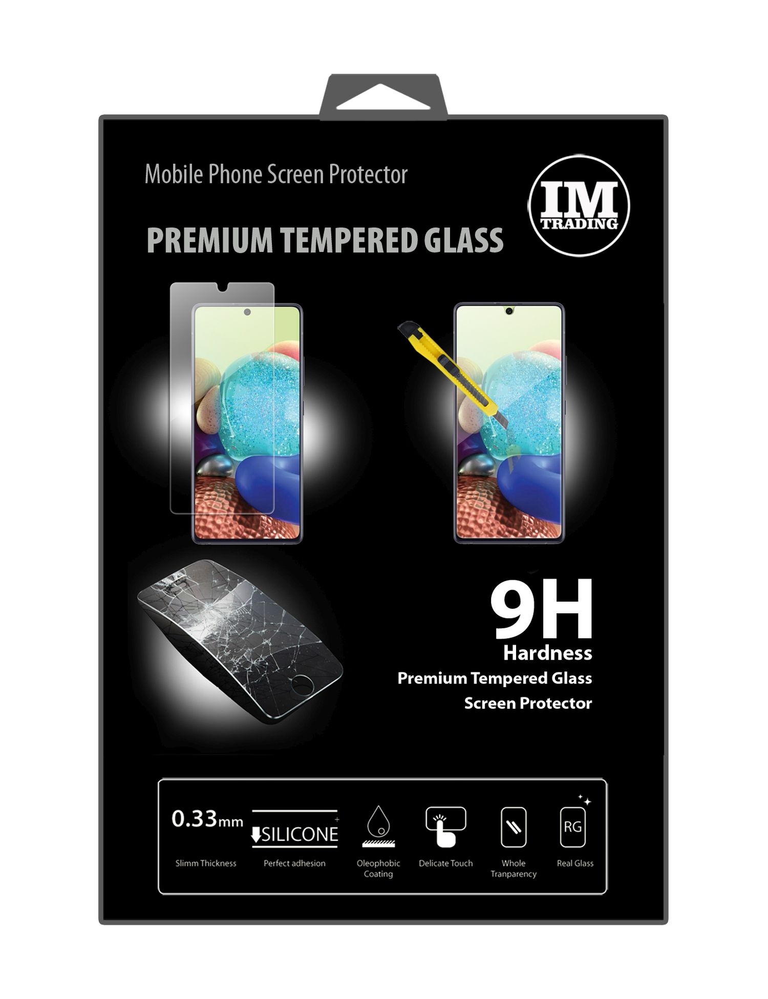 Schutzglas COFI 9H A71) Displayschutz(für Samsung Galaxy