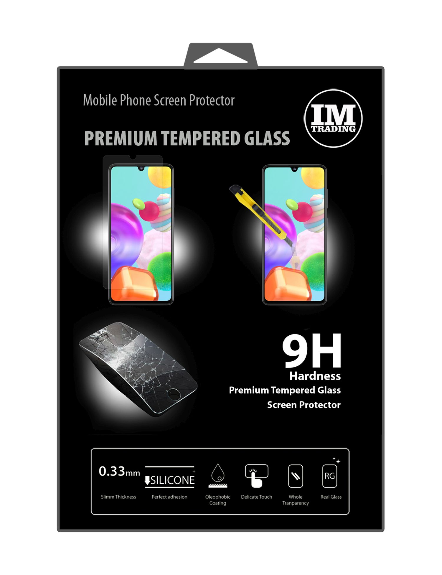 COFI 9H Schutzglas Displayschutz(für Samsung Galaxy A41)