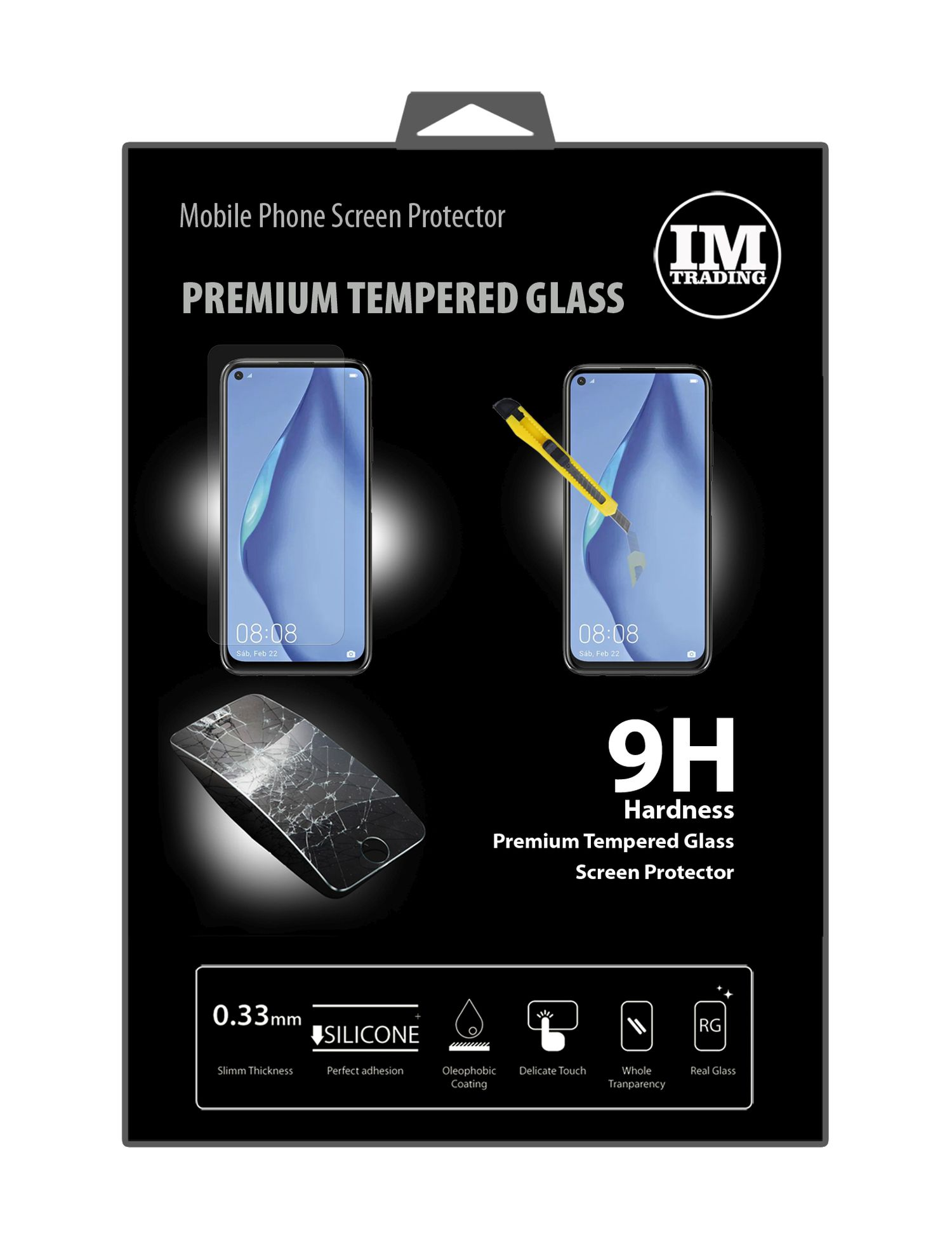 COFI Huawei Passgenau P40 P40 Lite) Glas mit HUAWEI Schutzglas Panzerfolie LITE Displayschutzfolie Displayschutz(für kompatibel 9H cofi1453®