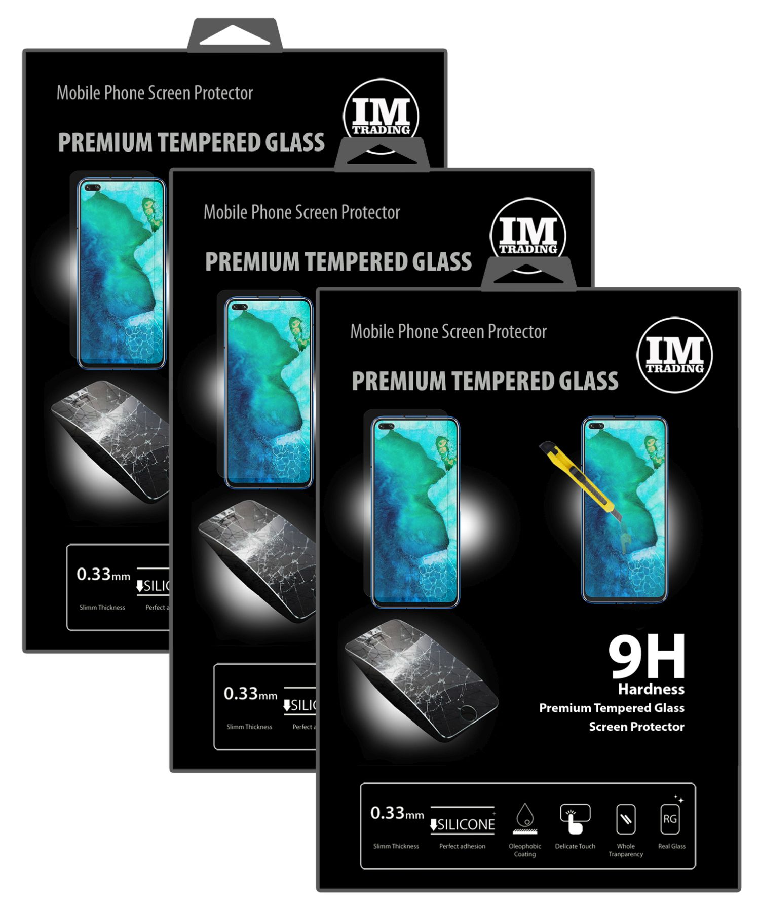 COFI 5D Schutzglas Y6P) Huawei Displayschutz(für