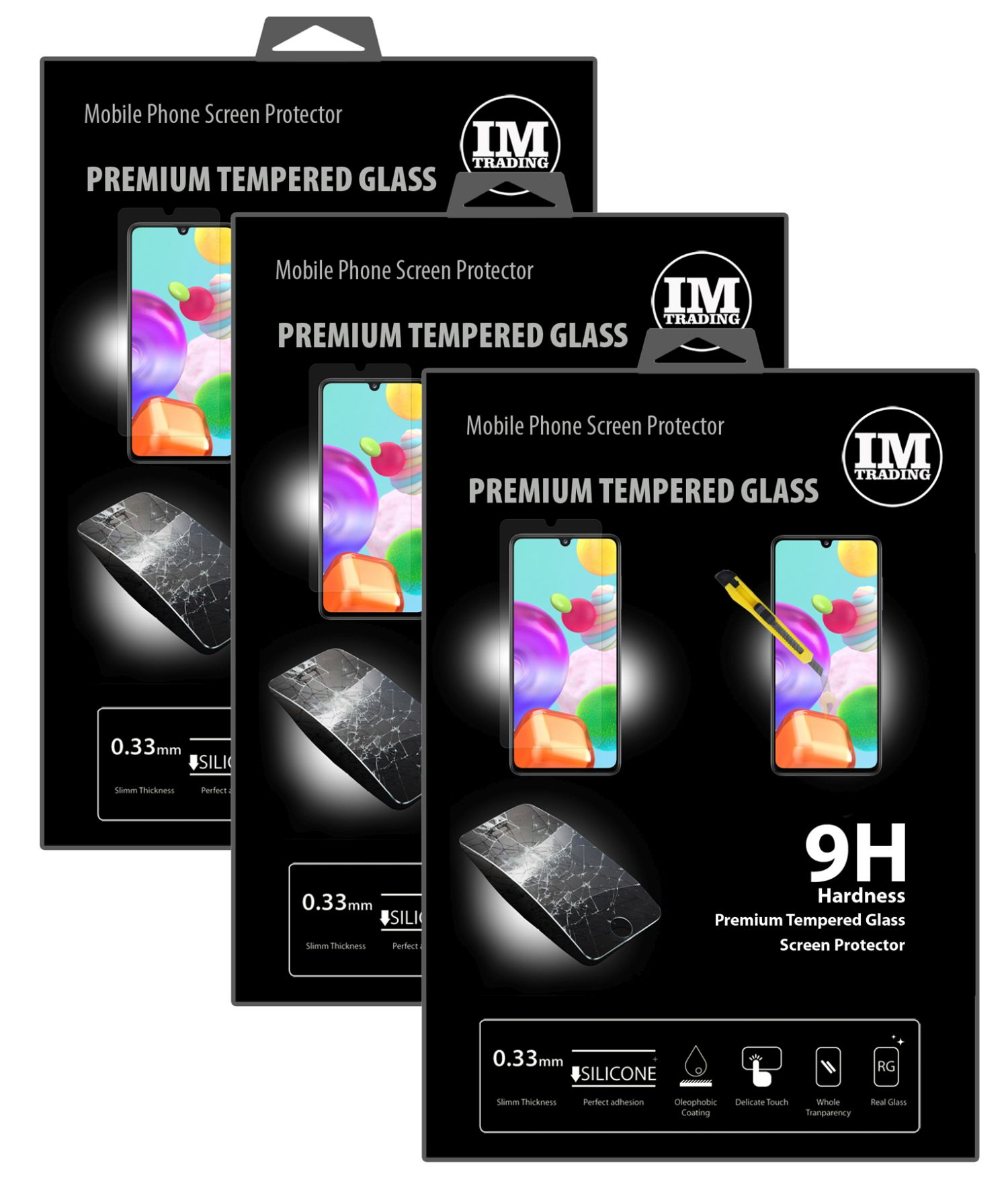 5D Schutzglas Displayschutz(für K30 Xiaomi COFI Redmi Pro)