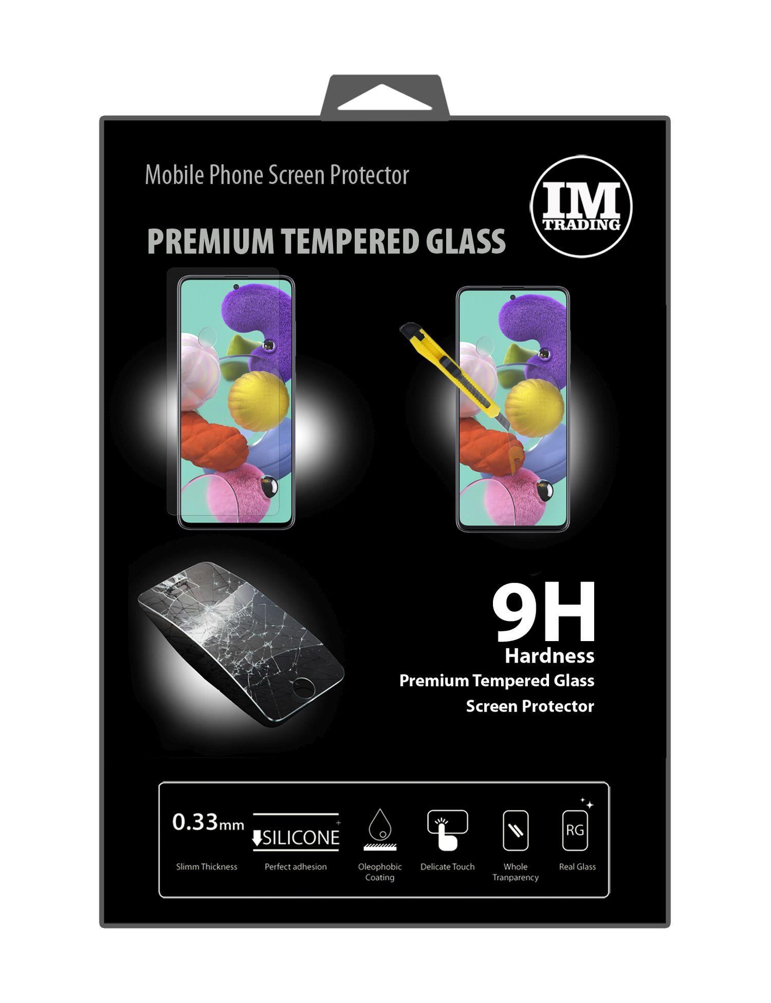COFI 9H Schutzglas Galaxy A51) Displayschutz(für Samsung