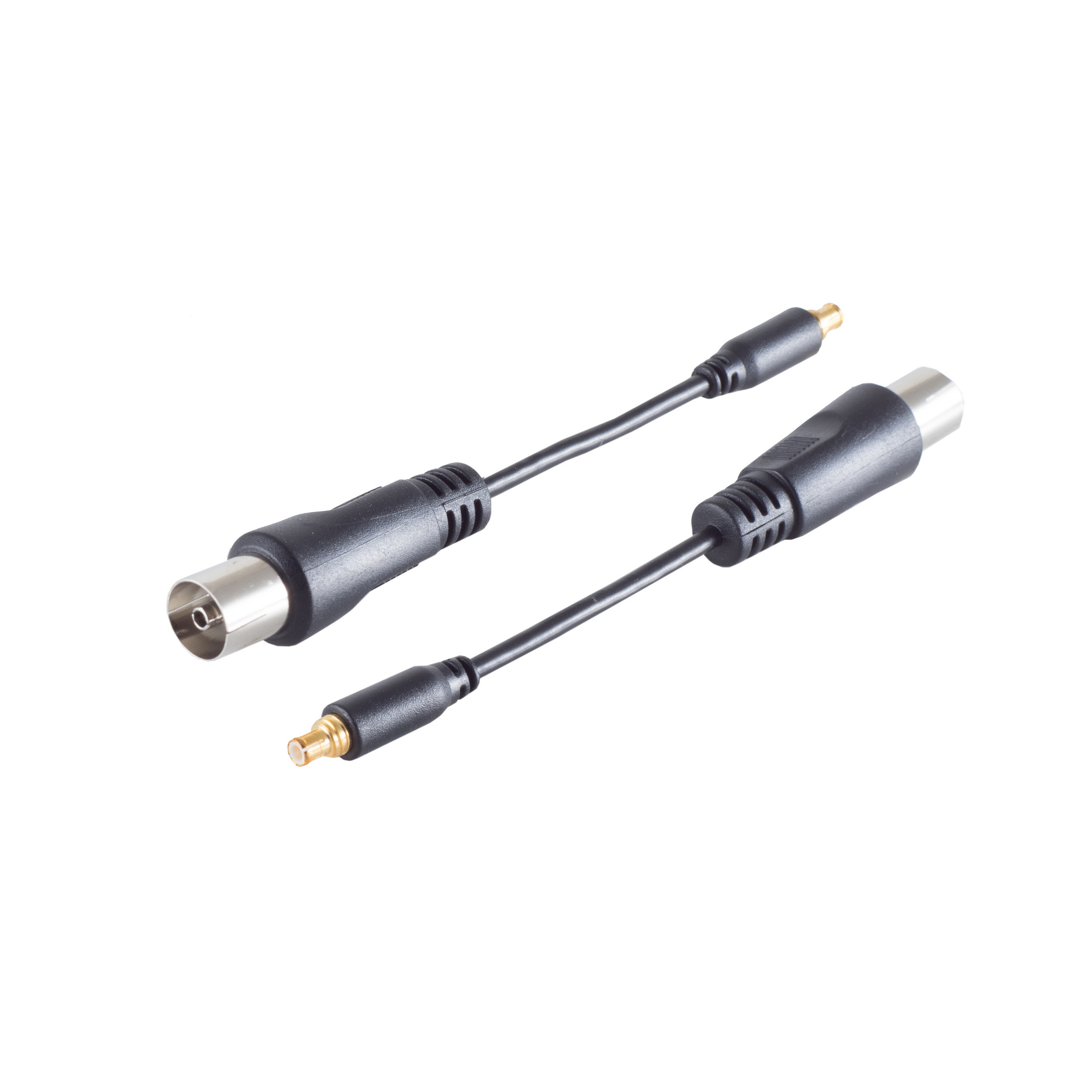 S/CONN MAXIMUM CONNECTIVITY MCX (Koax) Adapter, PVC, Antennen IEC-Buchse, schwarz