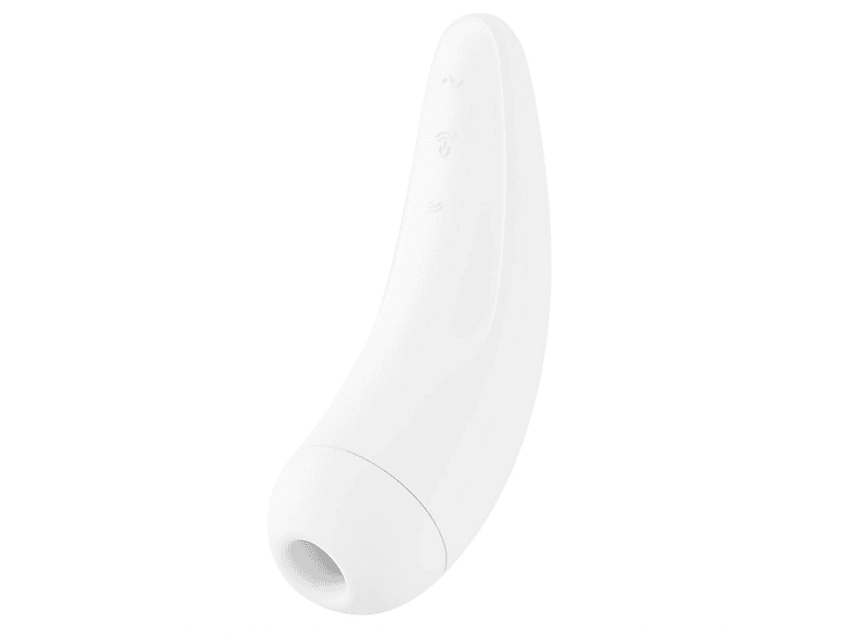 Stimulatoren 2+ Curvy Vibrator Weiß SATISFYER Klitoris