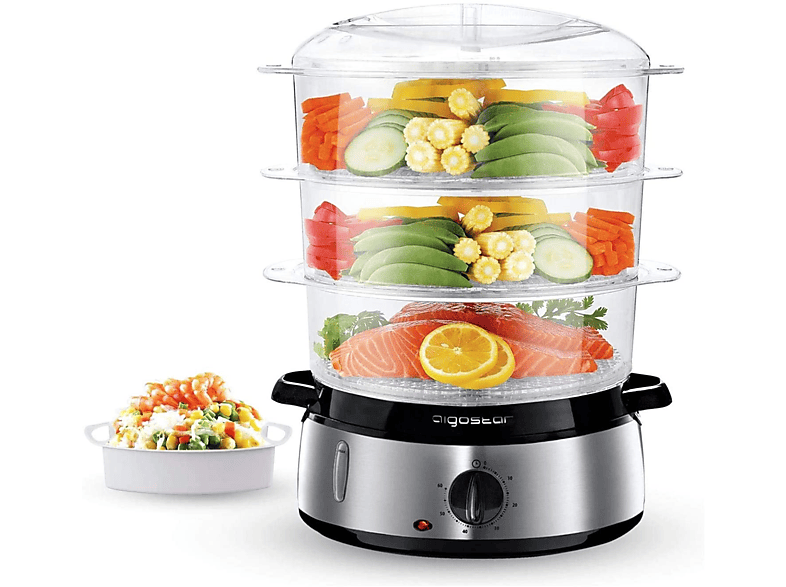 Taylor Swoden Arthur Dampfgarer 6L - 3-in-1 Mit Grill & Timer