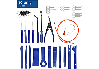 MAXXCOUNT 40 teiliges Entriegelungsbügel- & Montagehebel-Set Handwerkzeug, Blau