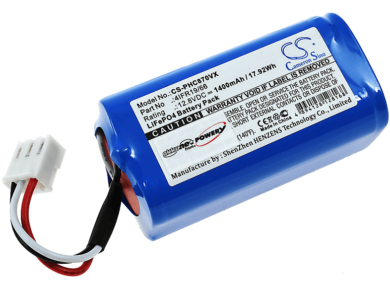 POWERY Akku für Severin Chill RB7025, RB7025 LiIon Haushalt Akku, 12.