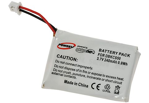 Baterías informática - POWERY Batería para Plantronics headset ref./modelo 64399-01