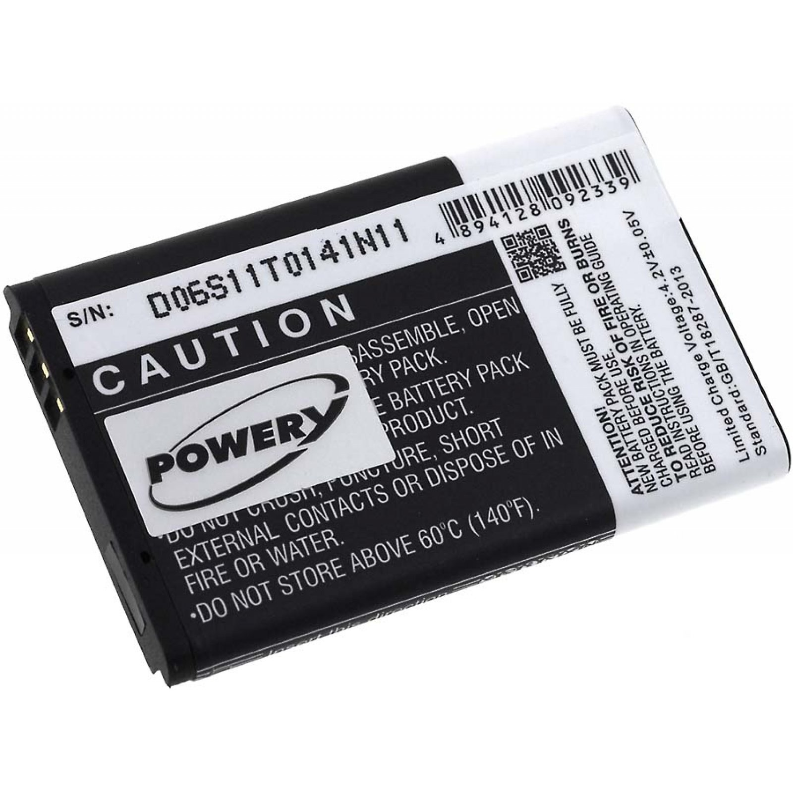 POWERY Akku für Telekom A806 3.7 Akku, 1200mAh Volt, Li-Ion