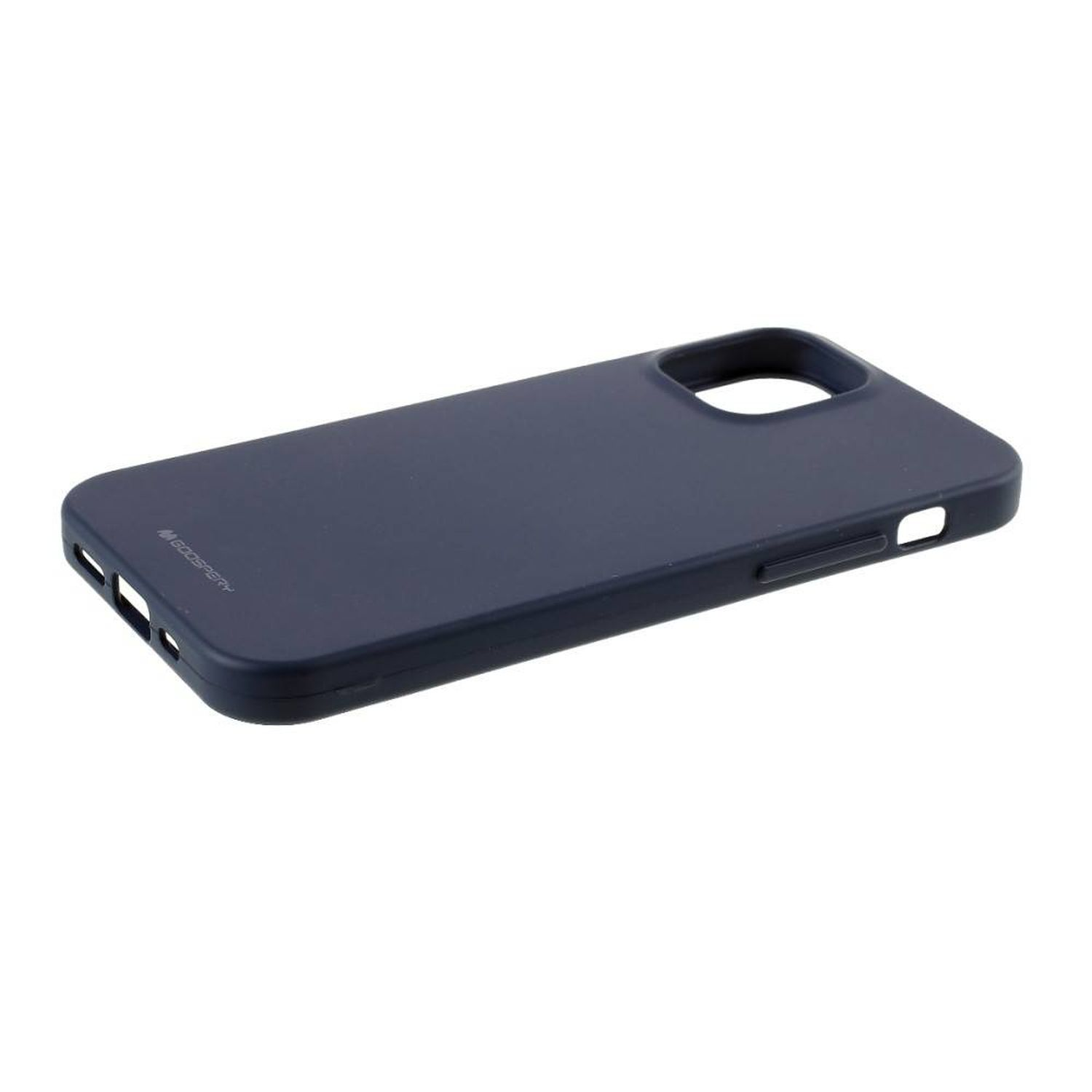 Case Jelly Case Handyhülle Apple, in Bumper, 12 kompatibel cofi1453® Schutzhülle Bumper iPhone COFI mit iPhone Soft Dunkelblau, 12, Blau
