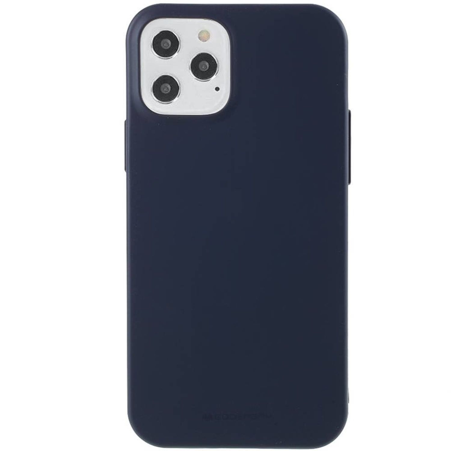 Case Jelly Case Handyhülle Apple, in Bumper, 12 kompatibel cofi1453® Schutzhülle Bumper iPhone COFI mit iPhone Soft Dunkelblau, 12, Blau