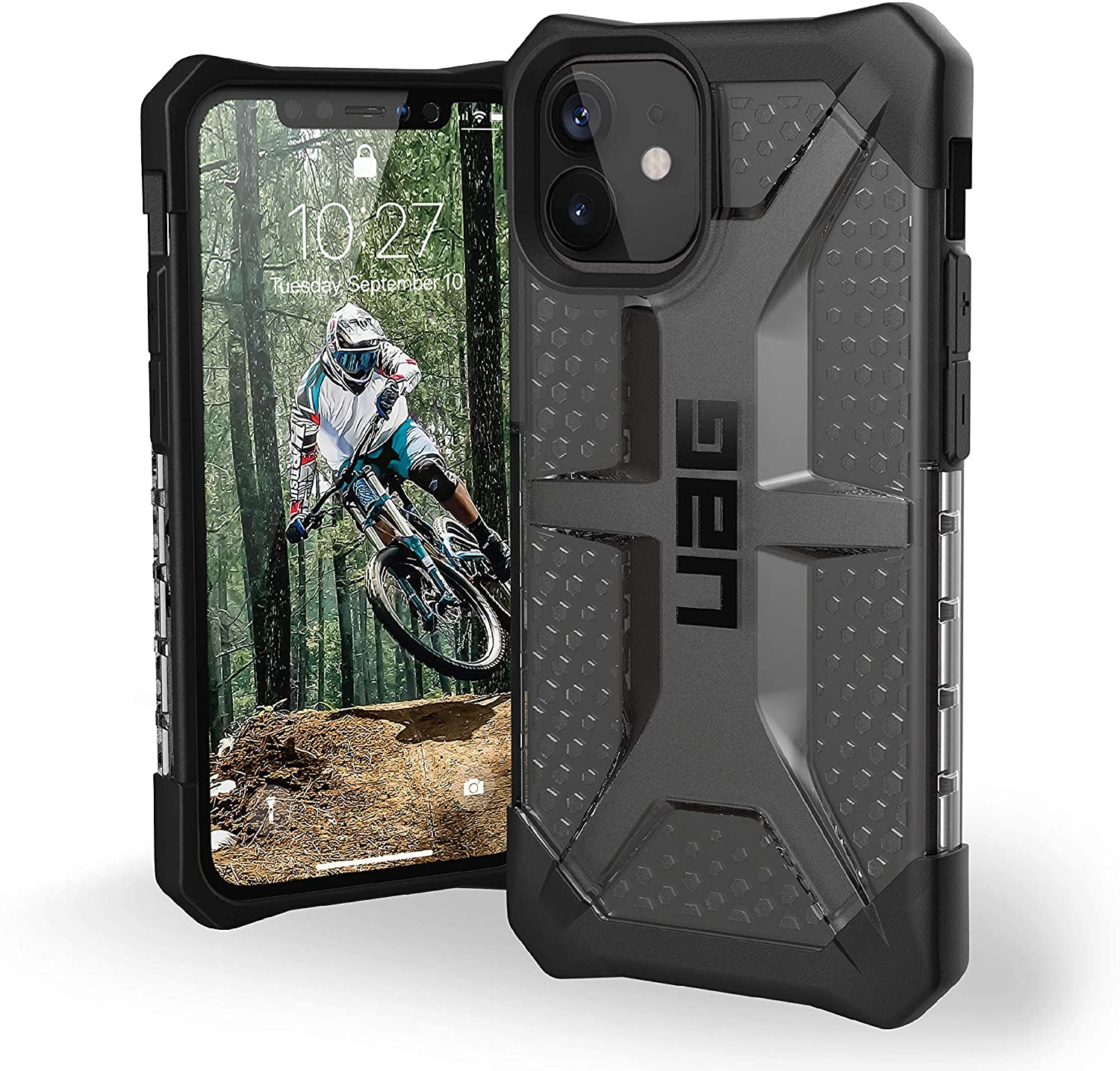 URBAN ARMOR GEAR Plasma, Backcover, (transparent) iPhone Apple, 12 mini, ice