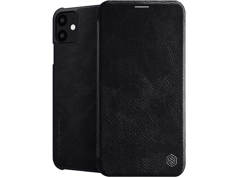 NILKIN Echt Leder Case, Bookcover, Samsung, Galaxy S20, Schwarz