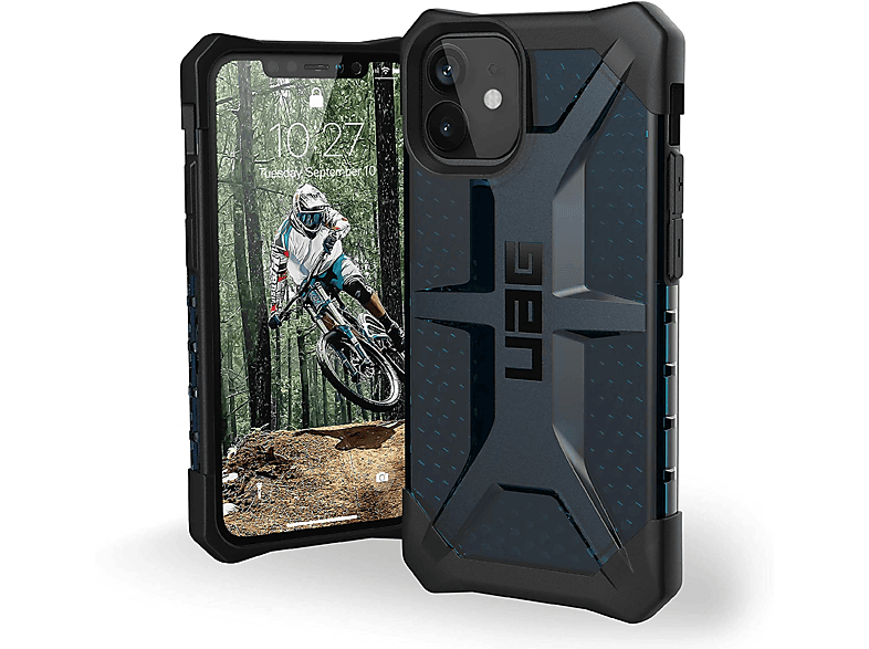 URBAN ARMOR GEAR Plasma, Backcover, tansparent) 12 mallard Apple, iPhone (blau mini