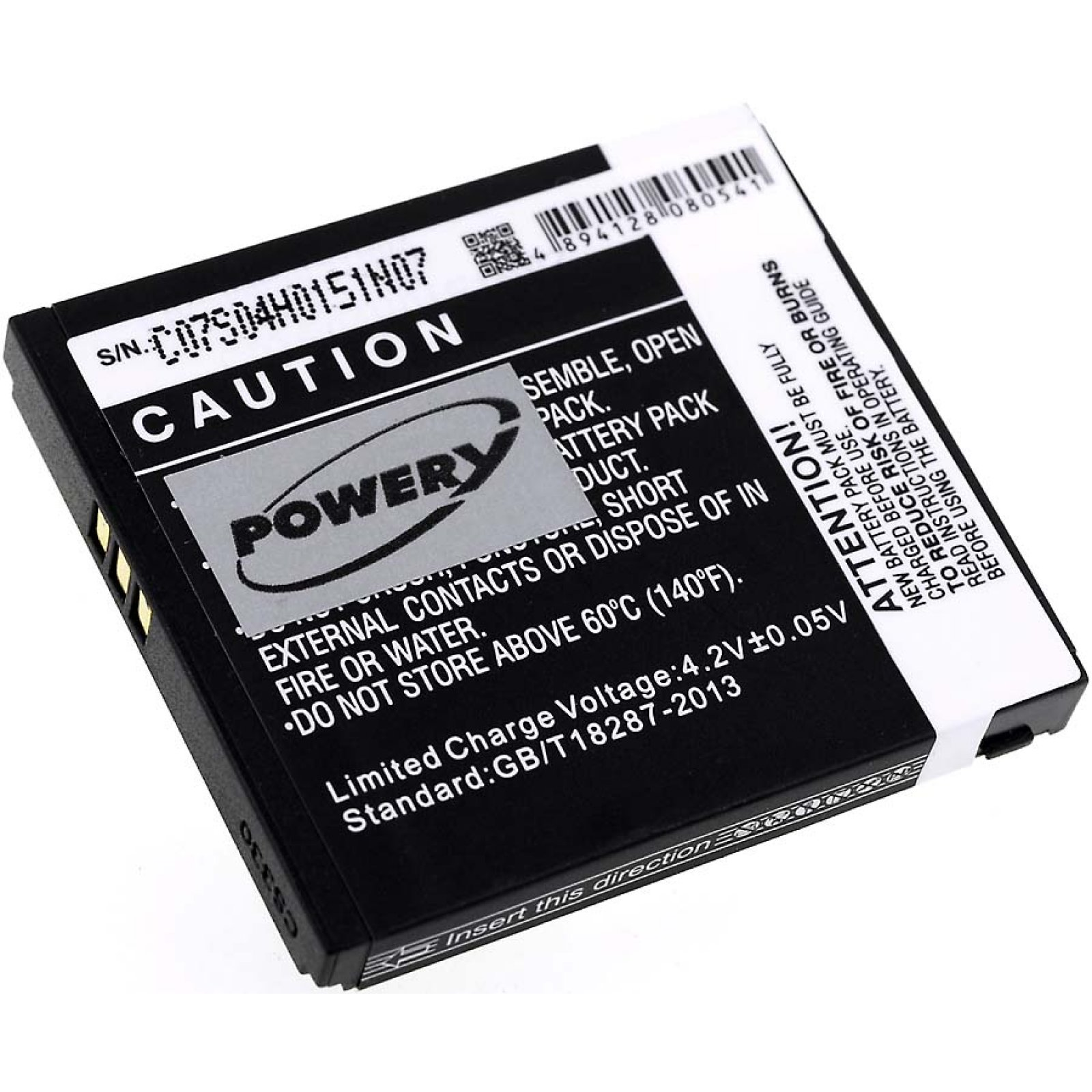 POWERY Akku für Doro / PhoneEasy 623 800mAh / Handyakkus, 621 3.7 613 Li-Ion Volt