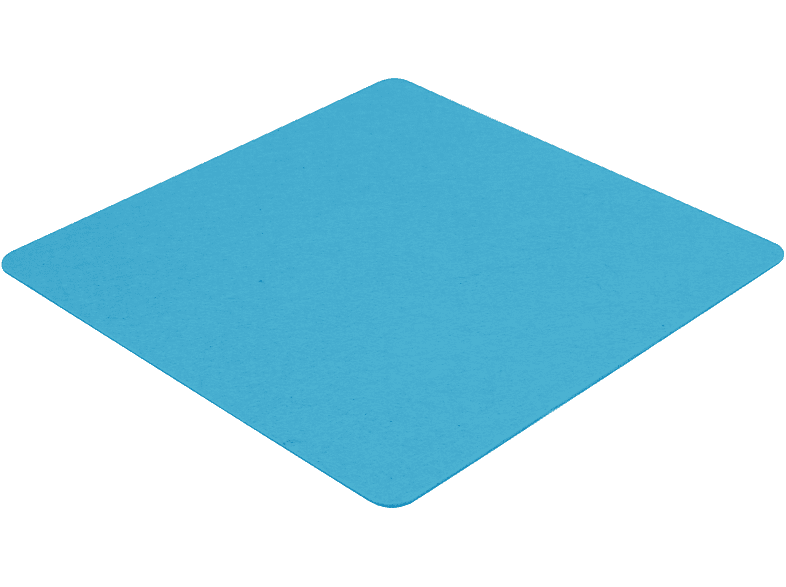 7EVEN Filz Auflage 40 x 40 cm für z.B. Cube Hocker Blau - Einseitig 4mm FIlzauflage