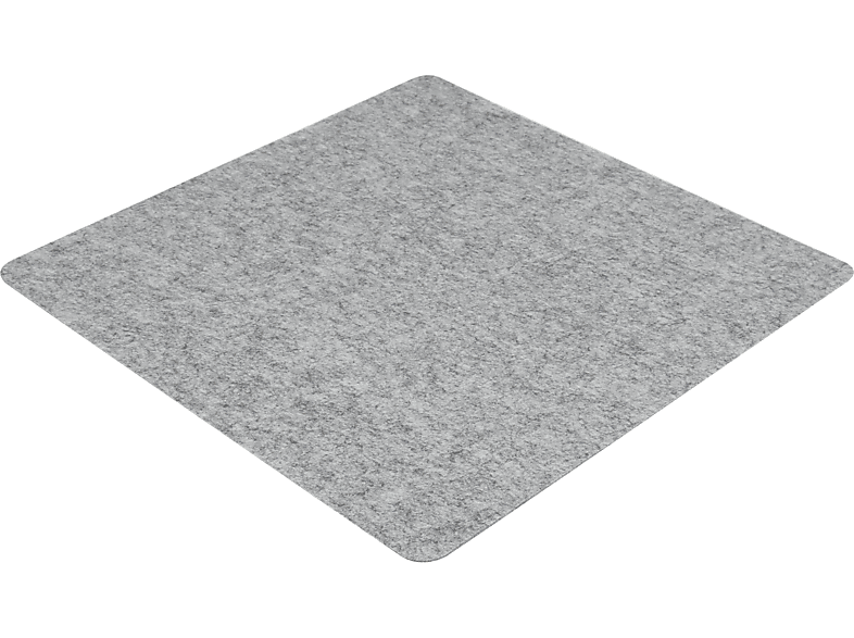 7EVEN Filz Auflage 50 x 50 cm für z.B. Cube Hocker Grau - Einseitig 4mm FIlzauflage